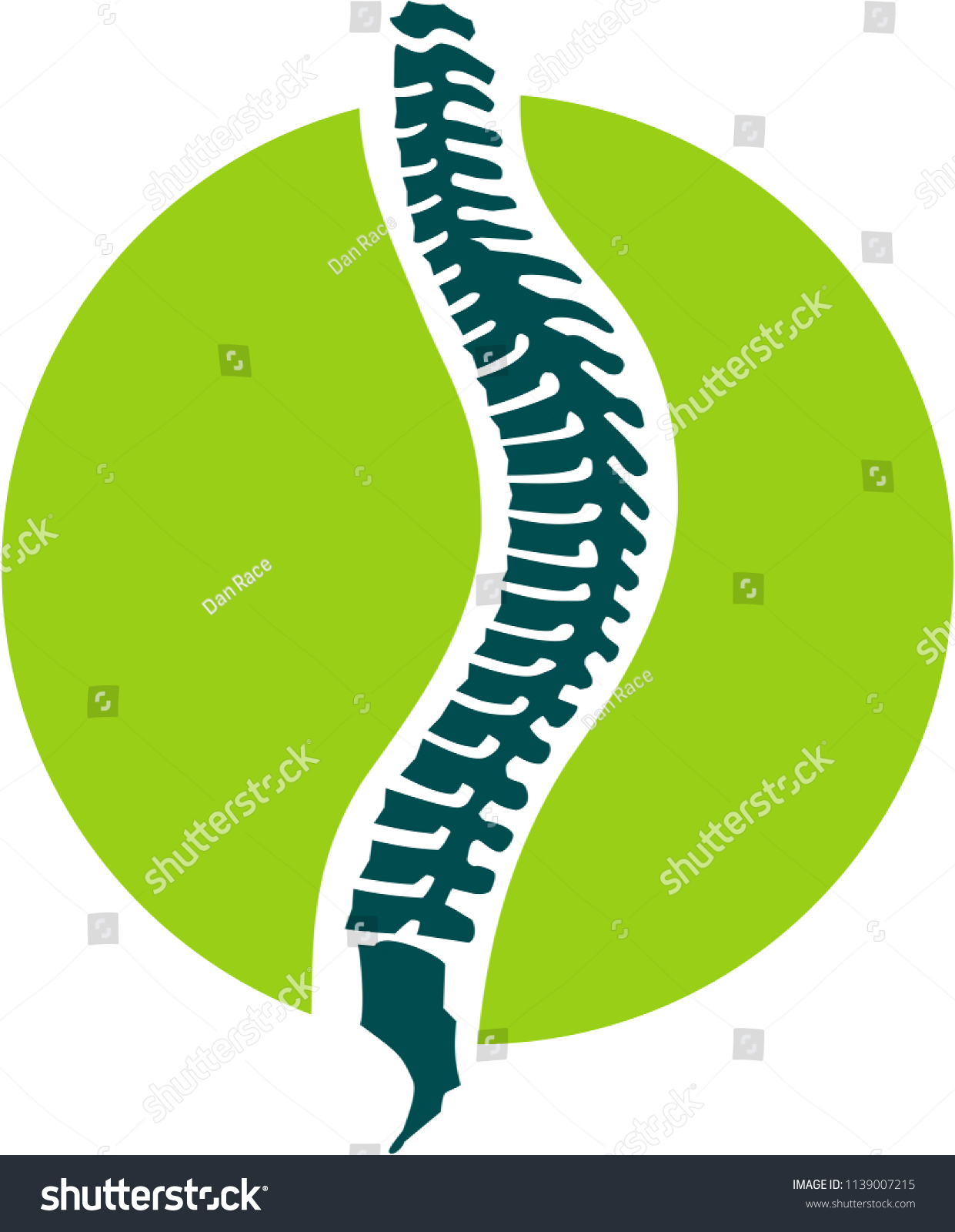 Logo Signet Flat Icon Orthopedics Osteopathy Stock Vector (Royalty Free ...