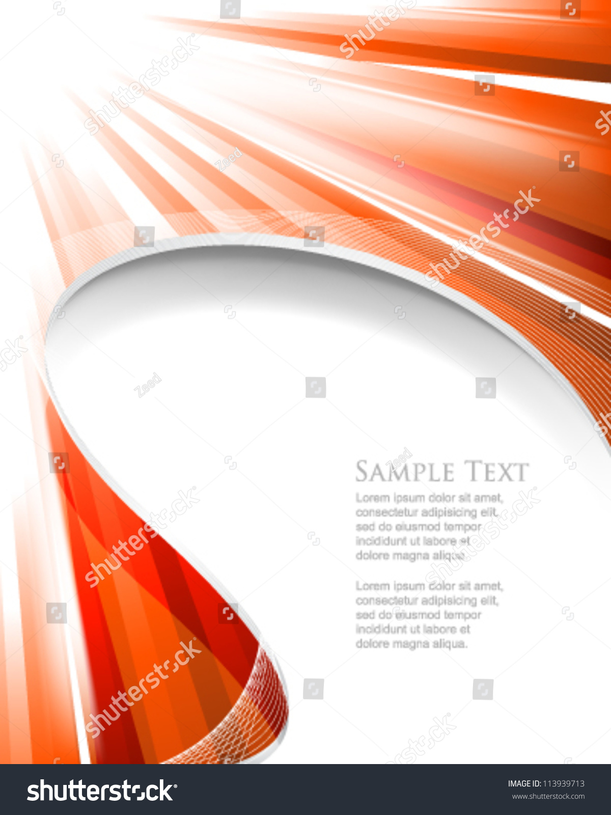 Eps10 Vector Light Rays Background Stock Vector (Royalty Free ...