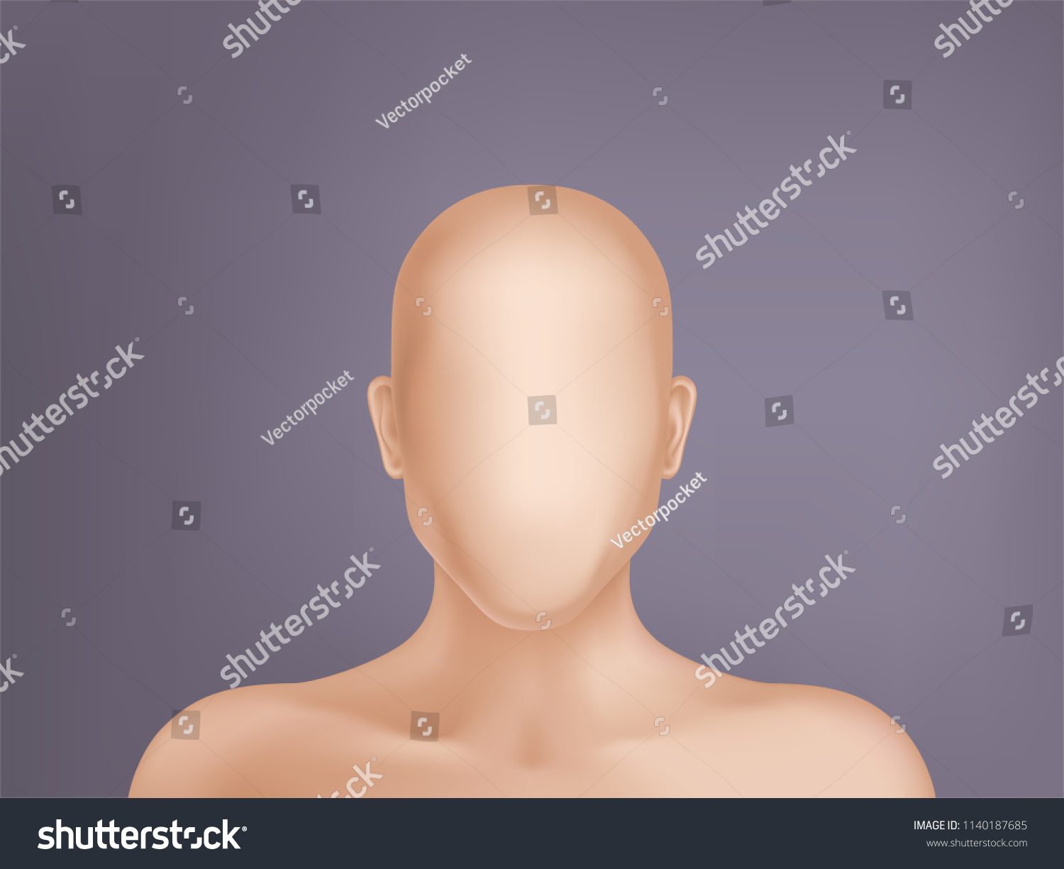 Vector Faceless Human Model Blank Dummy Stock Vector Royalty Free 1140187685 Shutterstock 0717