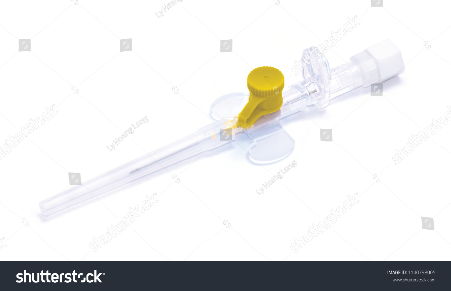 Iv Catheter Intravenous Catheter Needle Stabbing Stock Photo 1140798005 ...