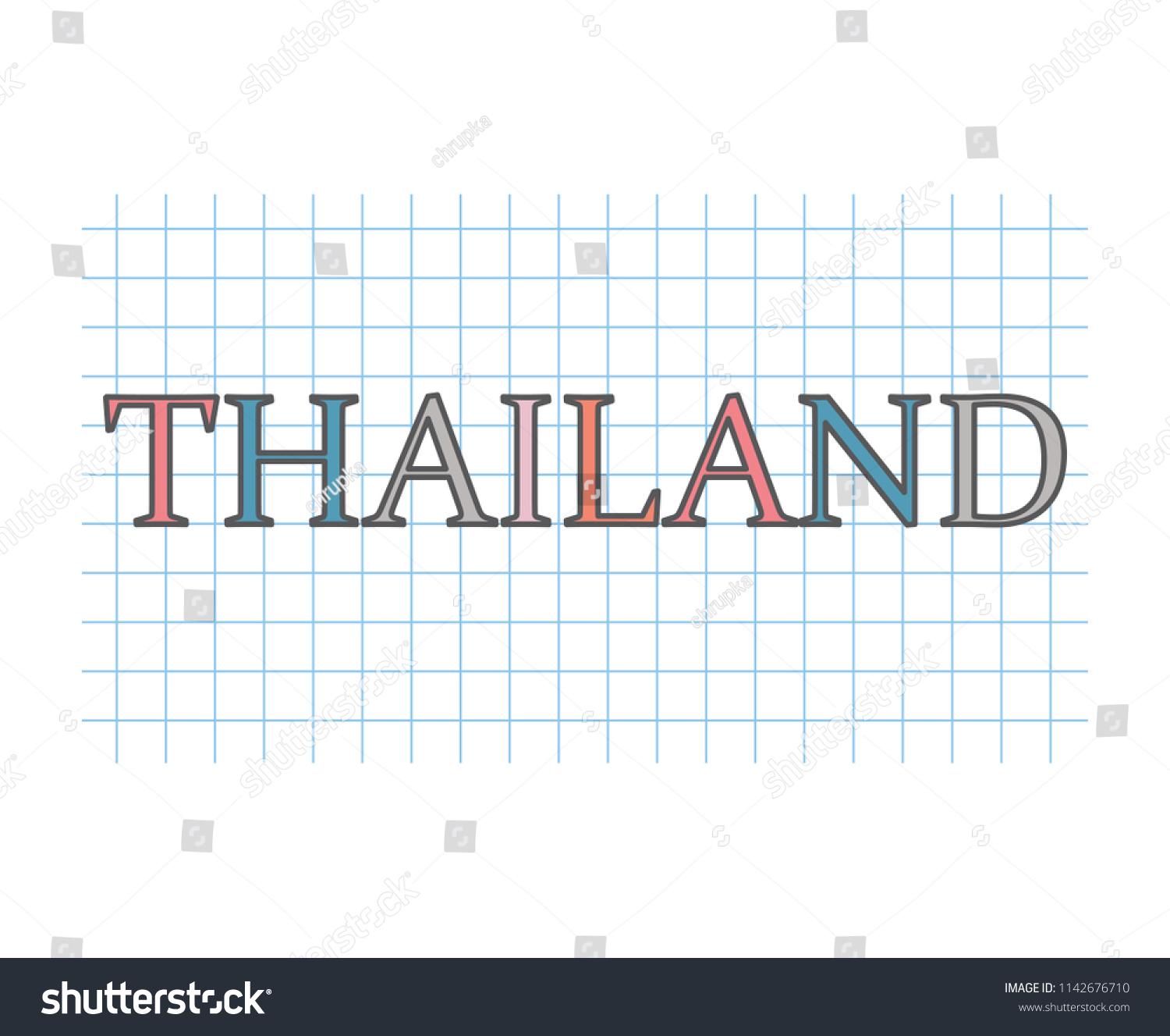 Thailand Concept Vector Illustration Stock Vector Royalty Free Thailand Concept Vector Illustration Stock Vector Royalty Free