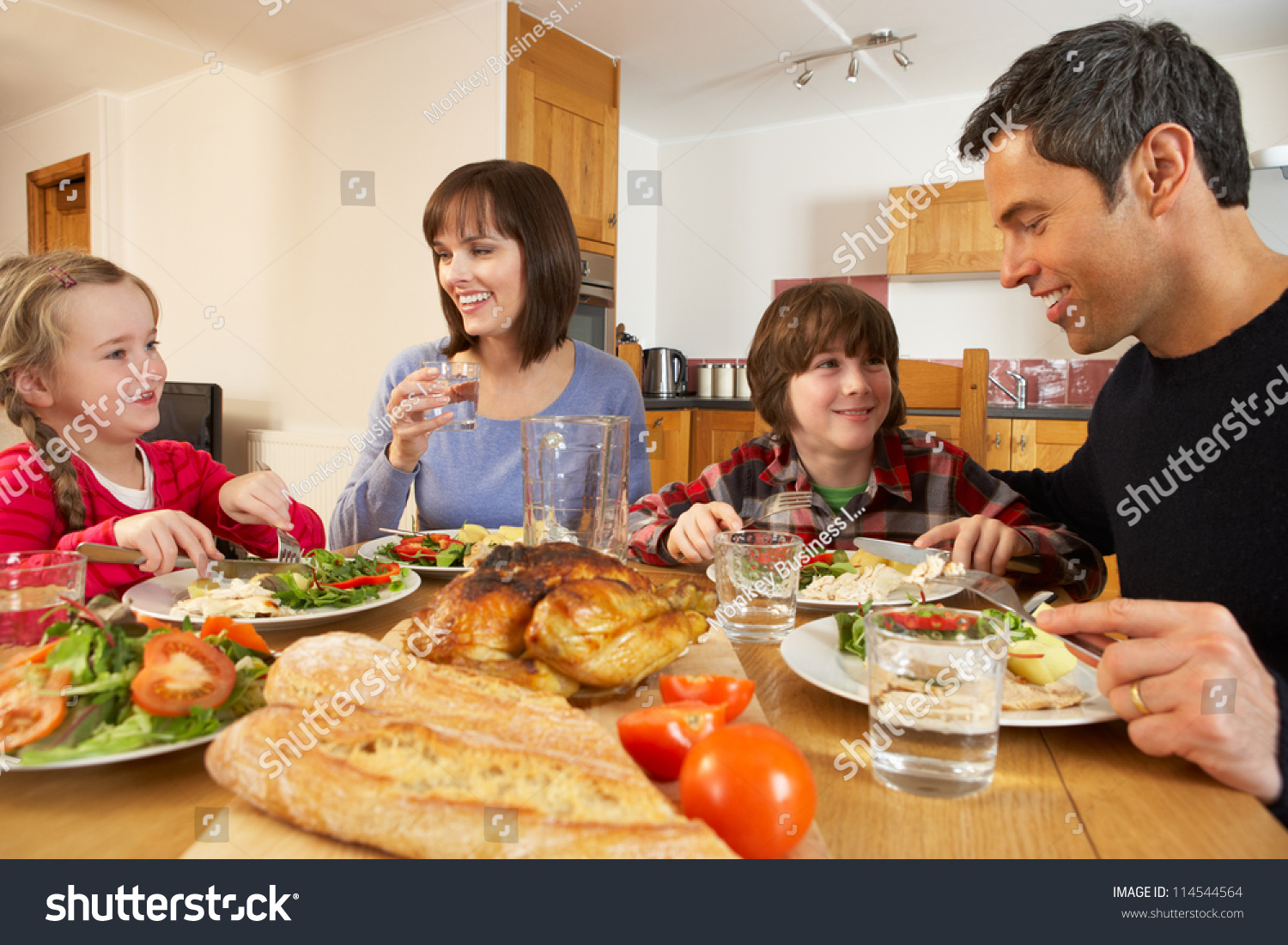 I lunch at home