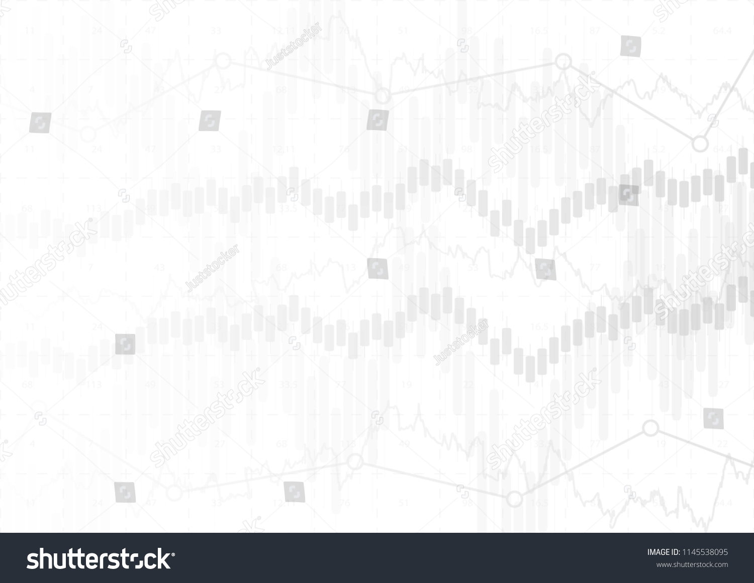 Economic Graph Diagrams On Stock Market Stock Illustration 1145538095 ...