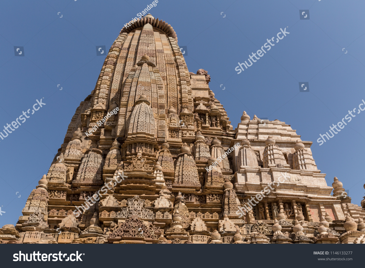 Parshvanatha Temple Khajuraho Group Monuments Madhya Stock Photo ...