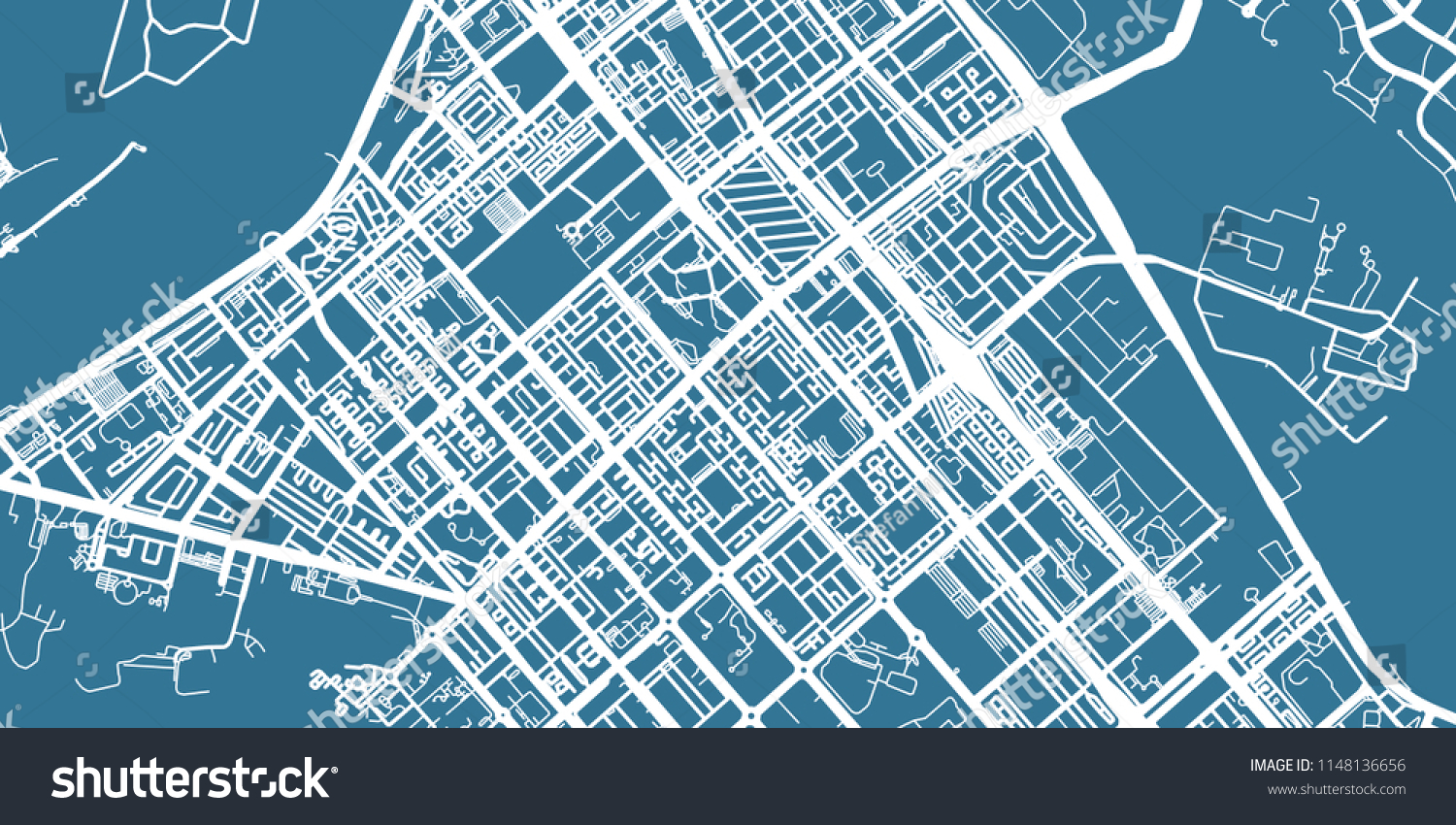 Detailed Vector Map Abu Dhabi Scale Stock Vector (Royalty Free