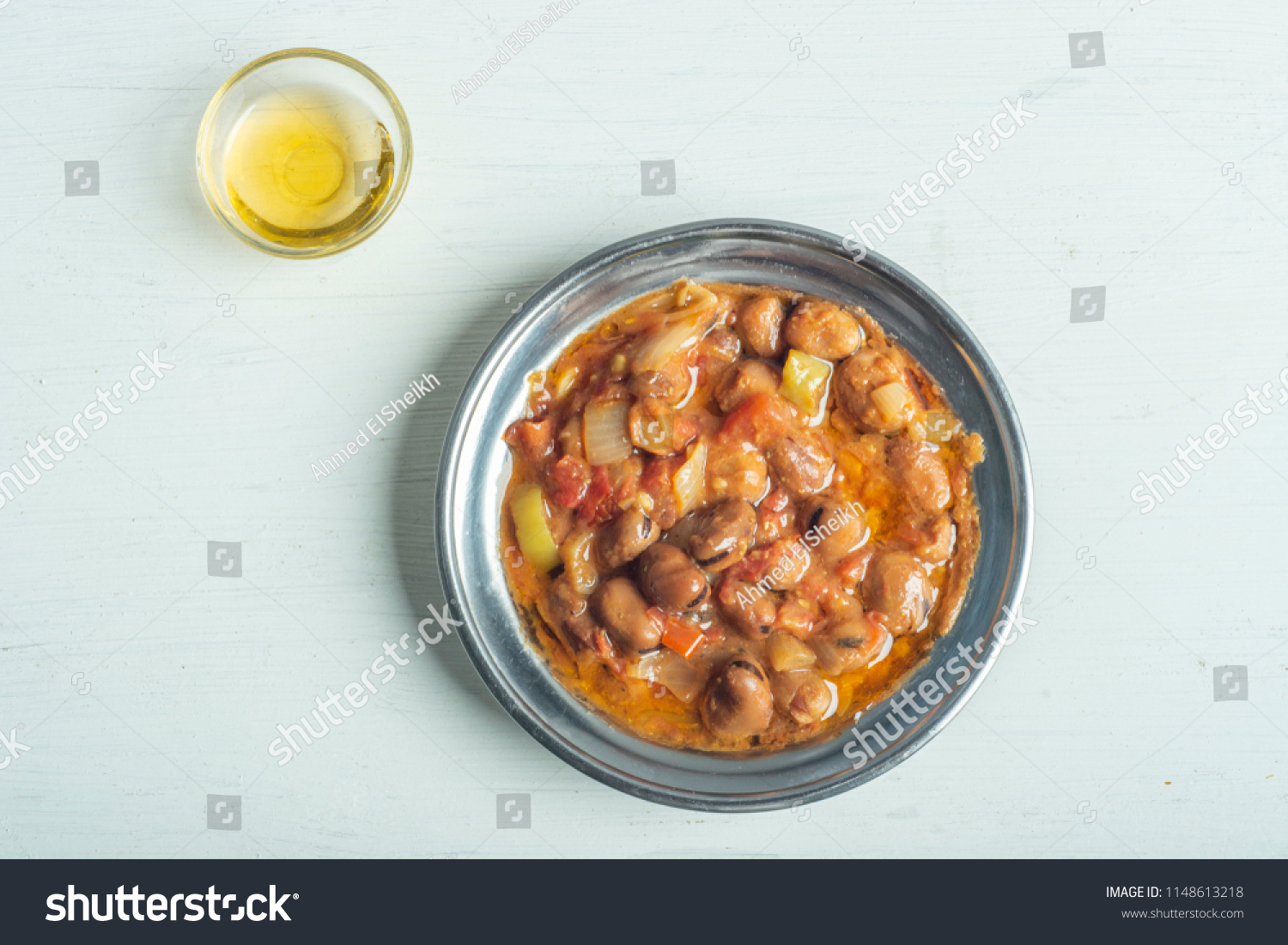 Egyptian Local Beans Fool Mdames Local Stock Photo 1148613218 ...