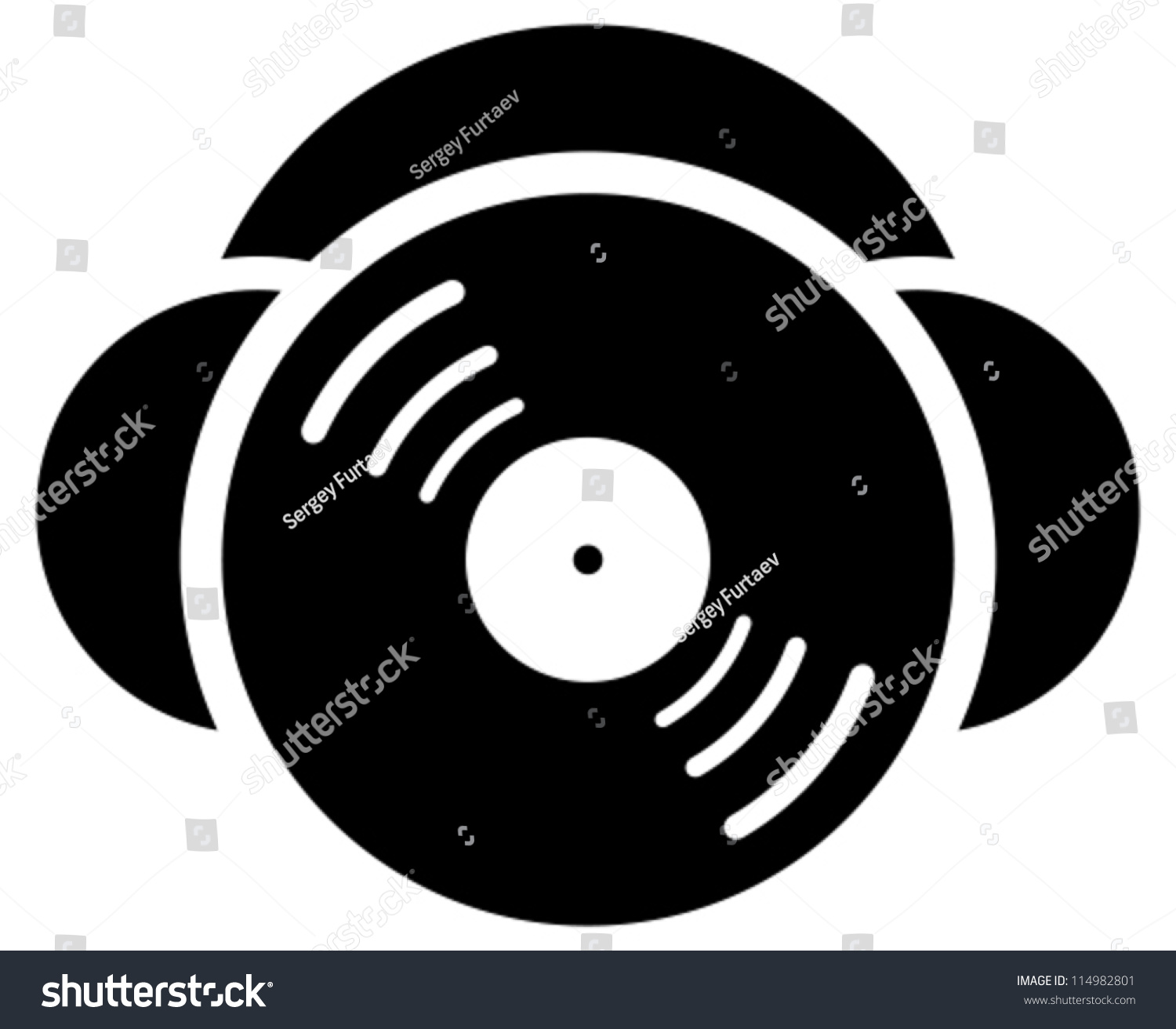 Dj Icon Stock Vector (Royalty Free) 114982801 | Shutterstock