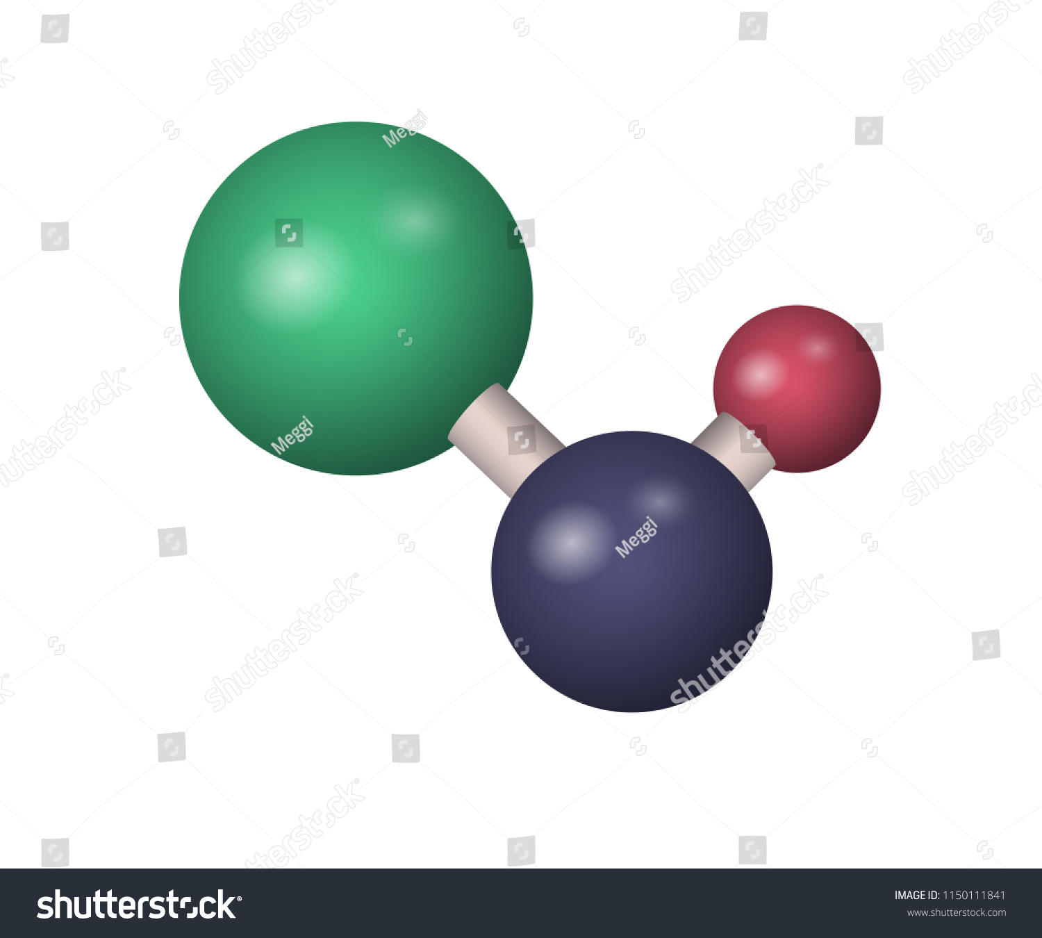 3d Naoh Molecule Caustic Soda Alkali Stock Vector (Royalty Free ...