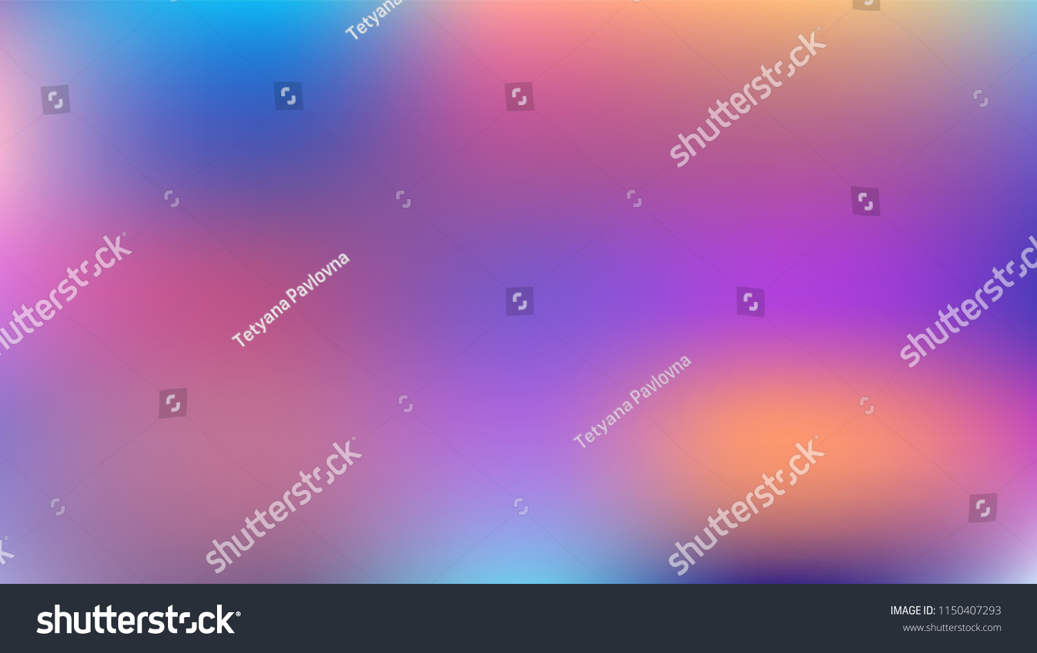 Colorful Futuristic Background Modern Blurred Background Stock Vector ...