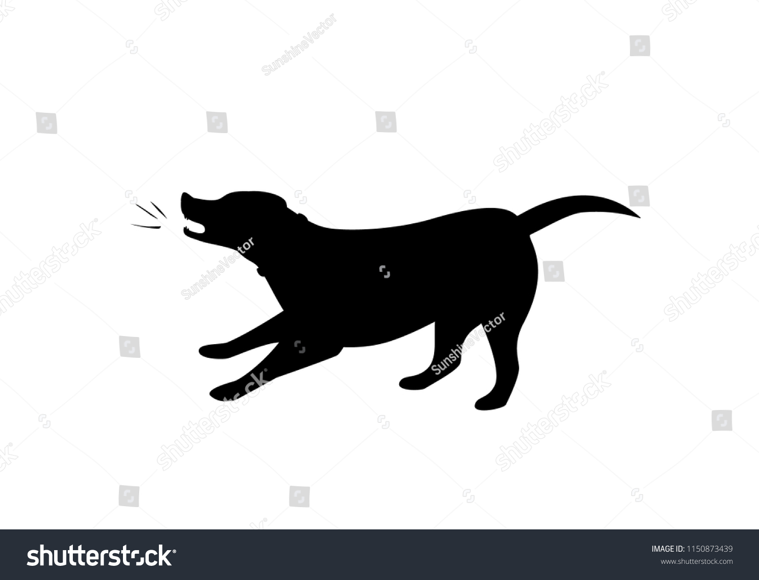 Символ лающей собаки