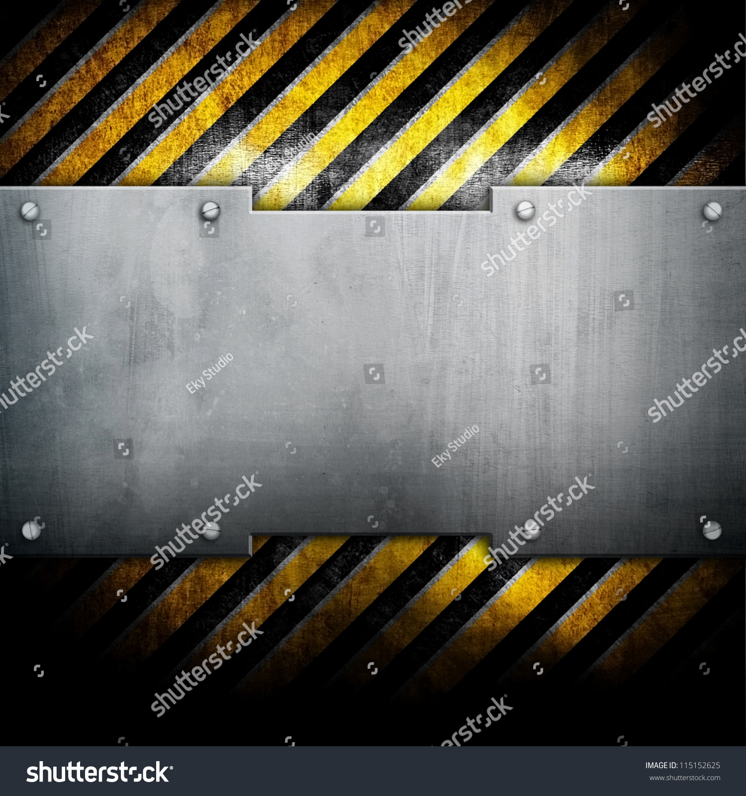 Metal Template Background Stock Illustration 115152625 | Shutterstock