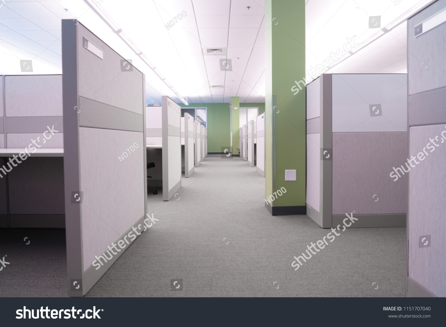 office building inside cubicles
