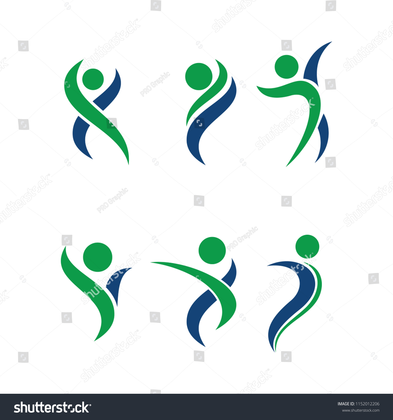 Wellness Healty People Logo Vector Stock Vector (Royalty Free ...