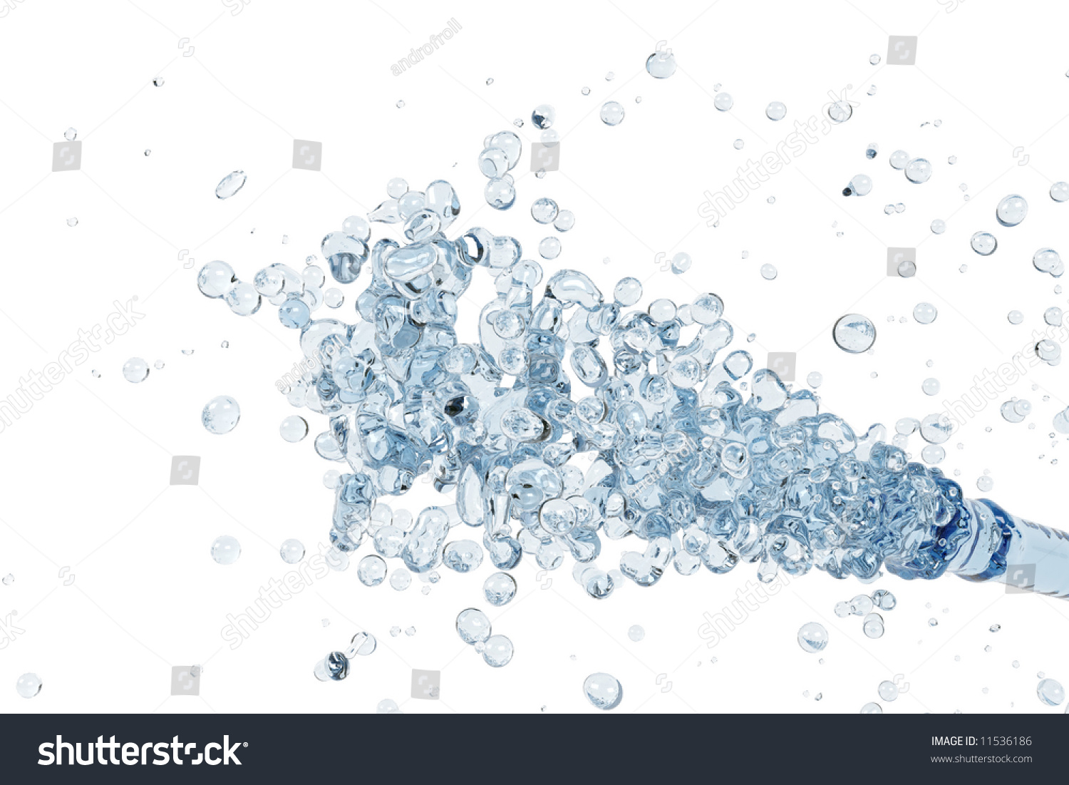 Squirt Water Splash Bubble Liquid Stock Illustration 11536186.