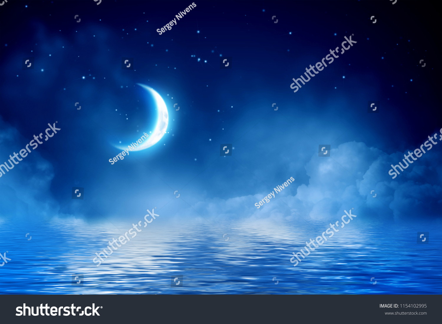 38,714 Half Moon Night Sky Images, Stock Photos & Vectors | Shutterstock