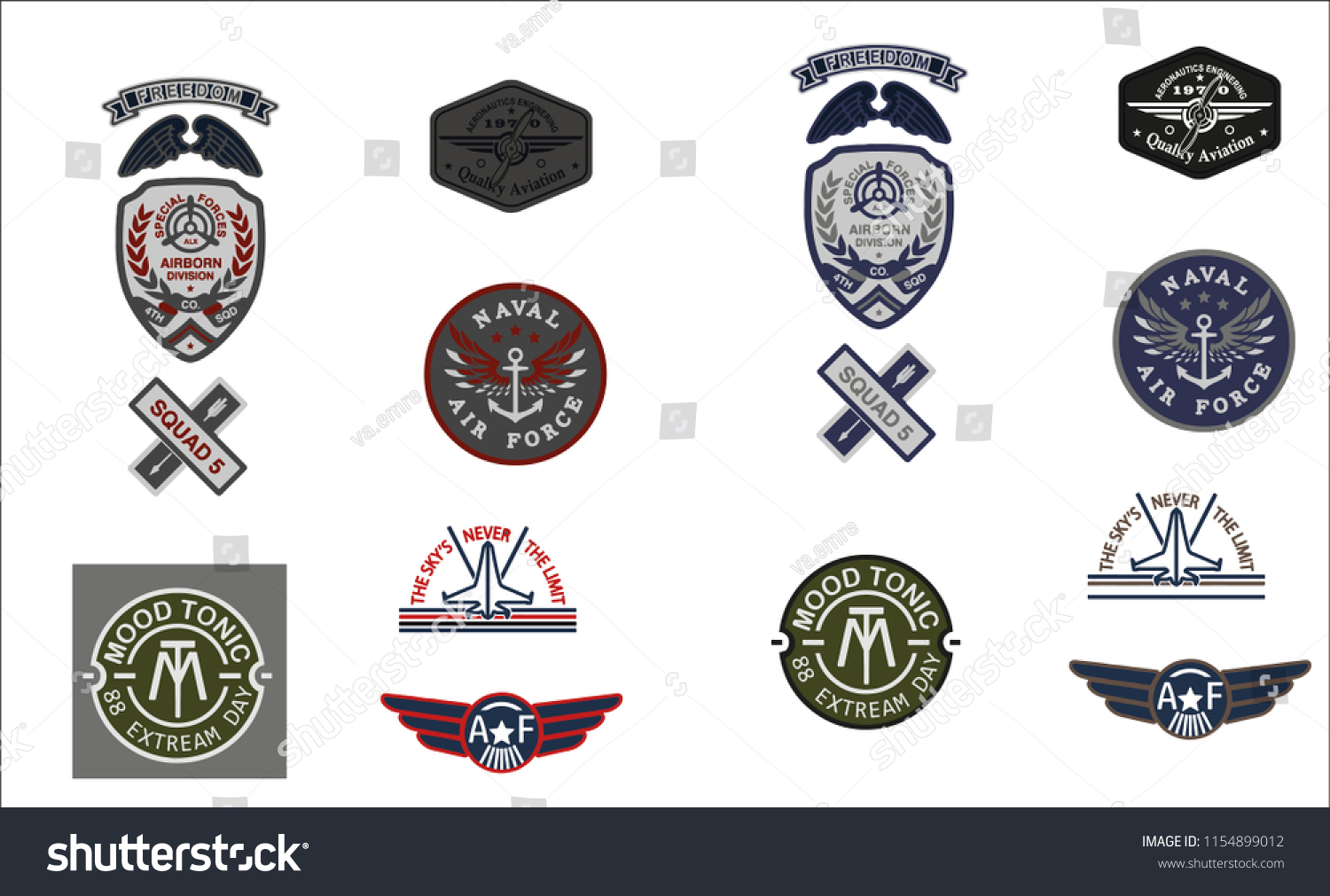 Vector Patch Designs Stock Vector (Royalty Free) 1154899012 | Shutterstock