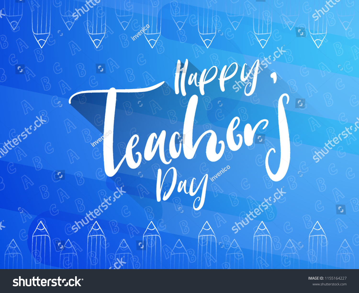 Innovative Abstract Poster Teachers Day 5th Stock Vector (Royalty Free ...