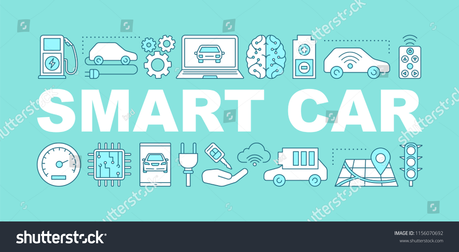 smart-car-word-concepts-banner-artificial-stock-vector-royalty-free-1156070692-shutterstock