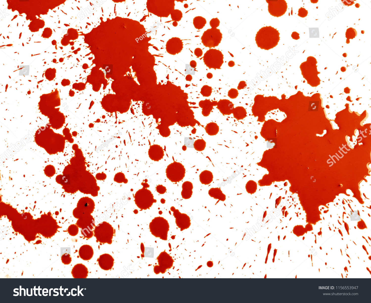 Red Blood On White Background Stock Photo 1156553947 | Shutterstock