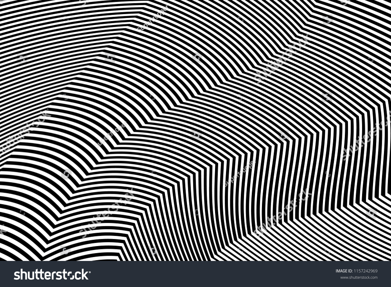Zebra Lines Design Black White Stripes Stock Vector (Royalty Free