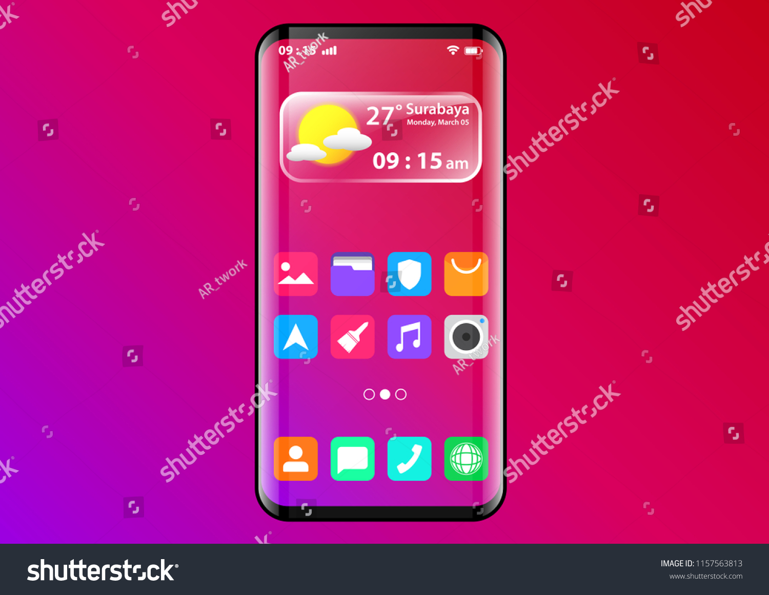 3,570 Android Home Screen Images, Stock Photos & Vectors | Shutterstock