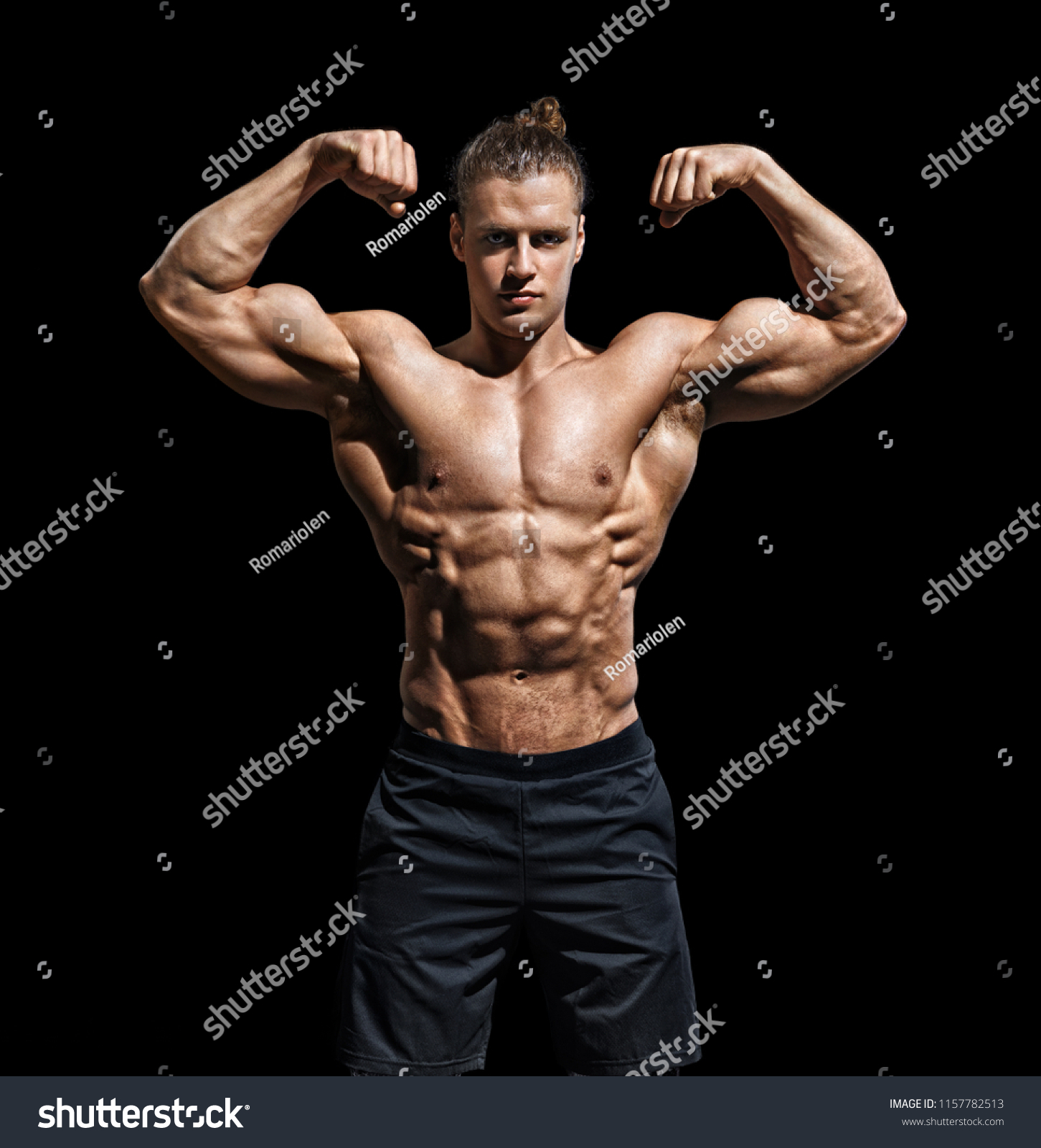 Athletic Man Posing Photo Man Perfect Stock Photo 1157782513 | Shutterstock