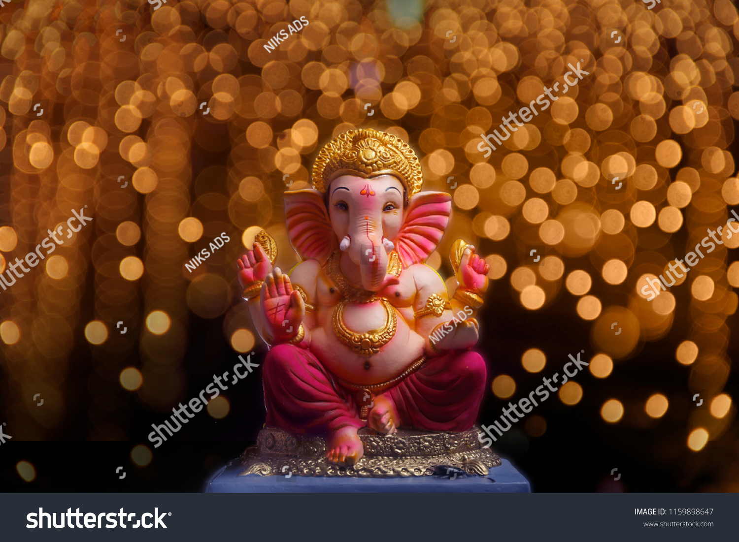 Lord Ganesha Ganesha Festival Stock Photo 1159898647 | Shutterstock