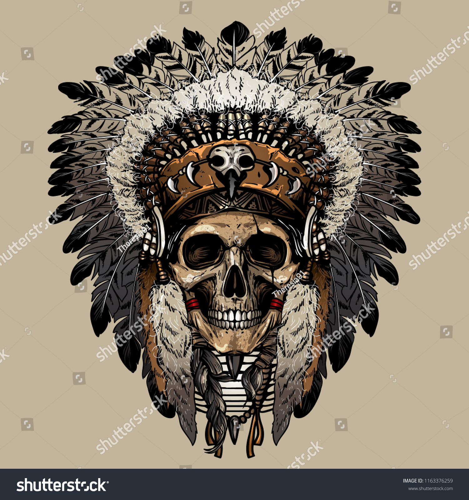 Real Amerindian Skull Shape
