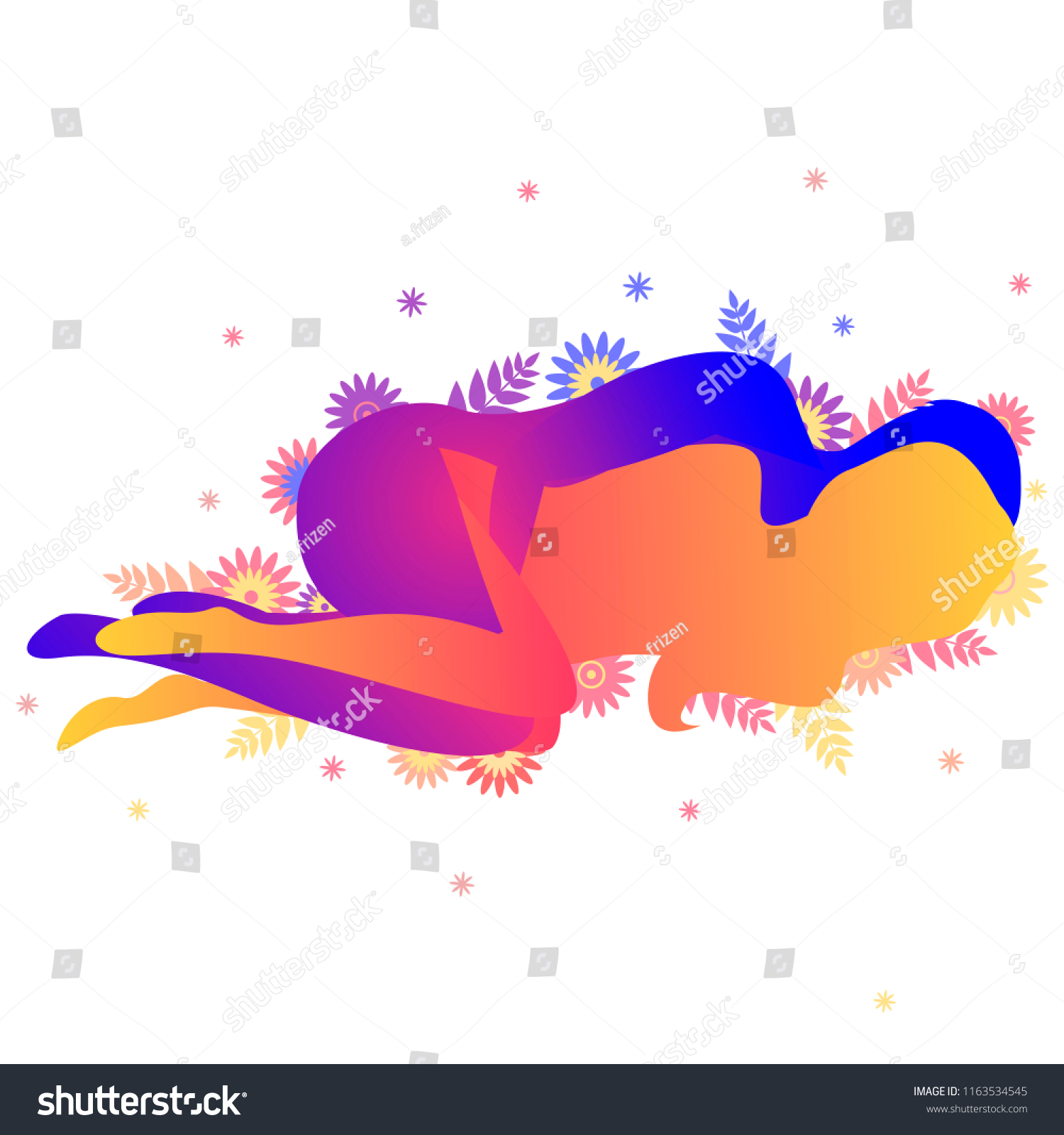 Kama Sutra Sexual Pose Closeup Man Stock Vector Royalty Free 1163534545 Shutterstock 3169