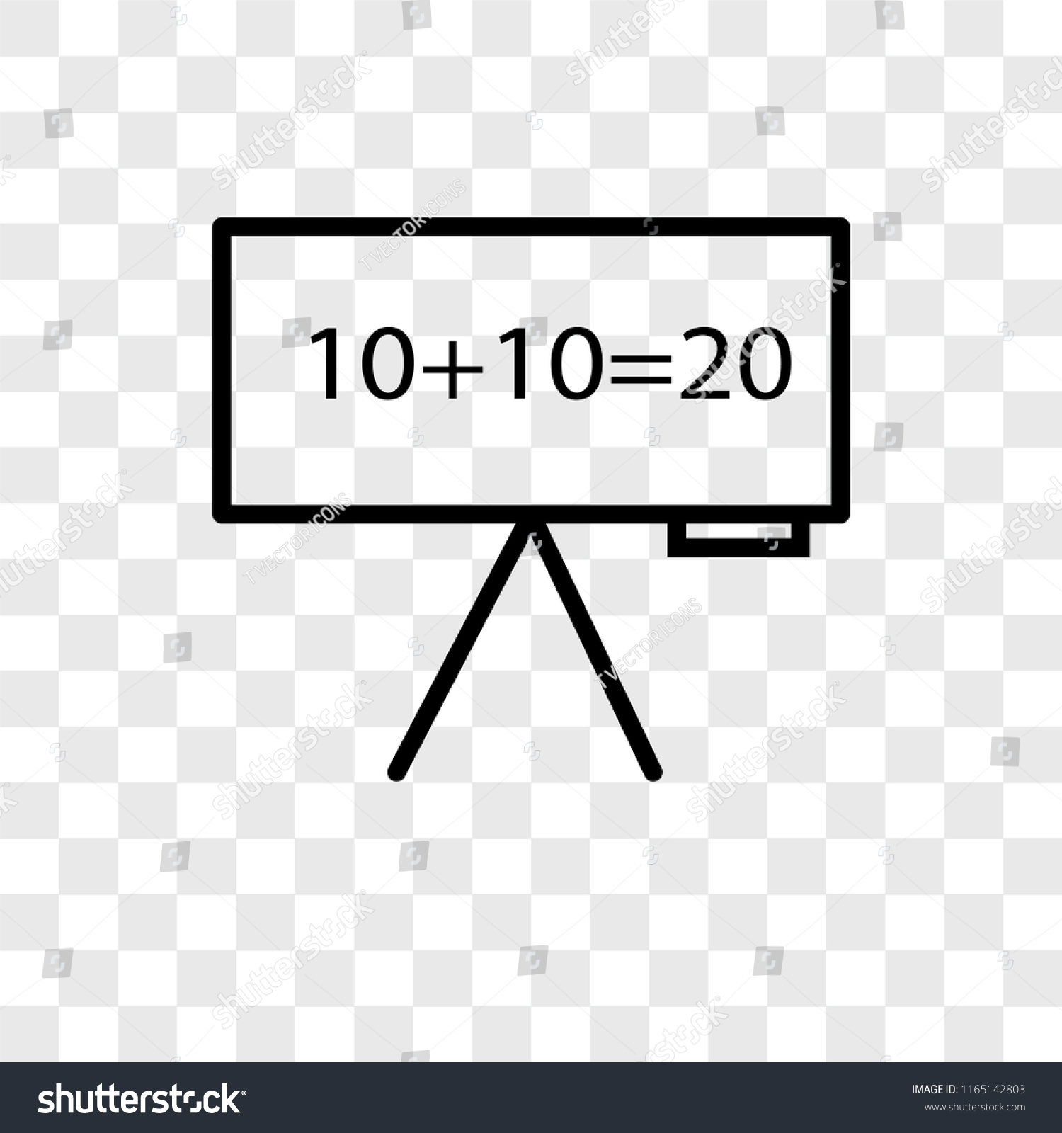 Function Vector Icon Isolated On Transparent Stock Vector (Royalty Free ...