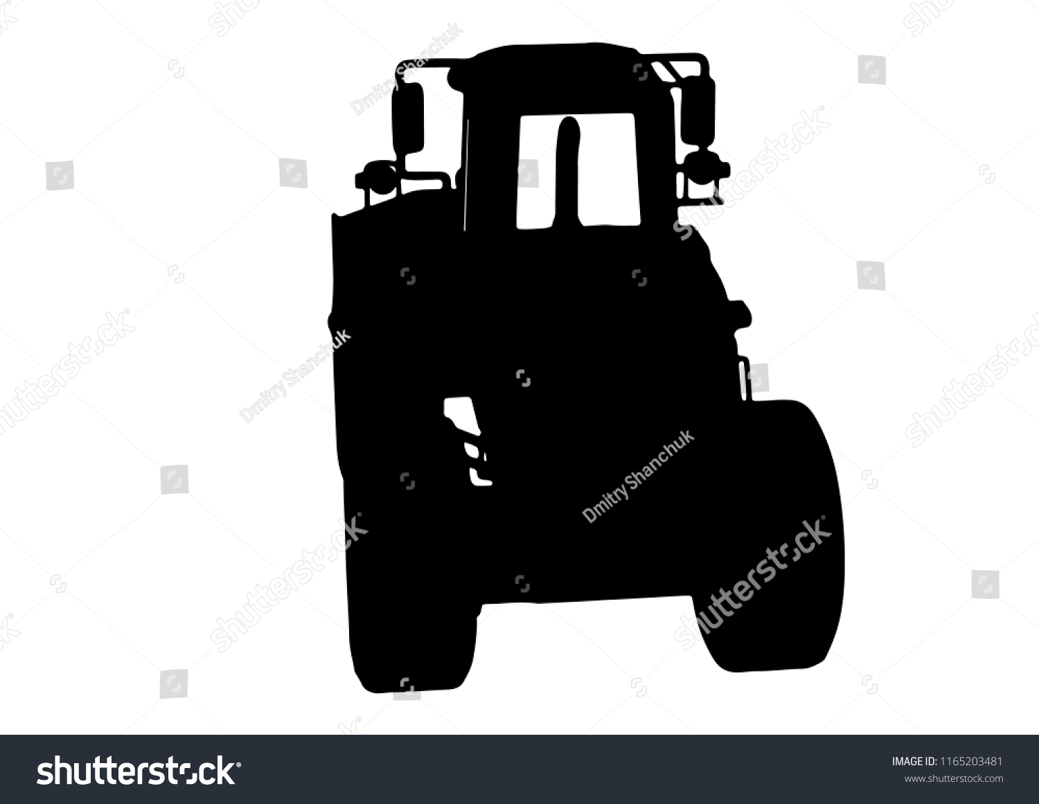 Silhouette Building Bulldozer Vector Stock Vector (Royalty Free ...