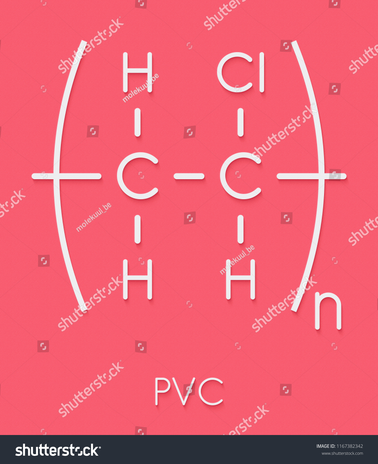 Polyvinyl Chloride Plastic Pvc Chemical Structure Stock Illustration 1167382342 Shutterstock 7657