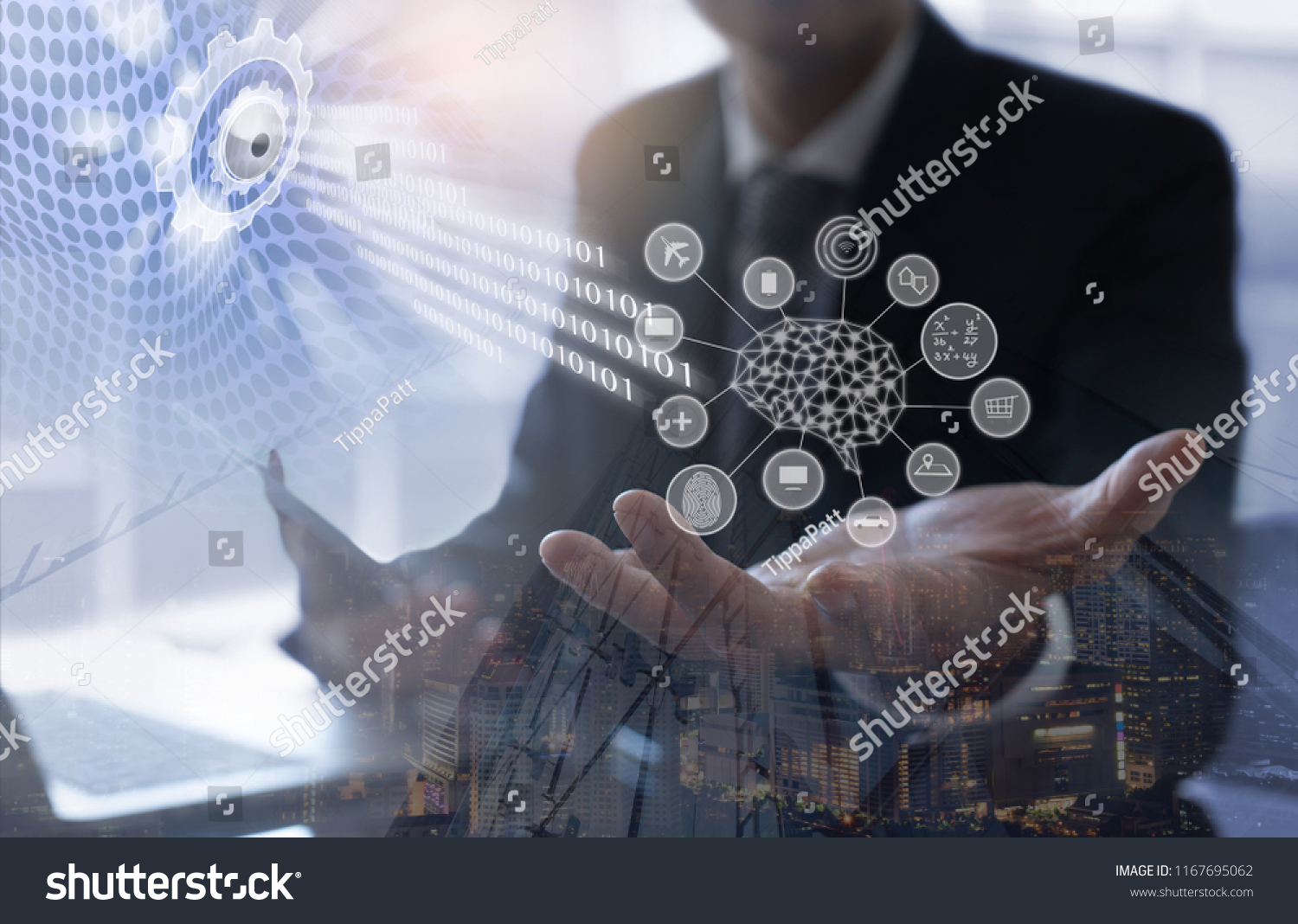 Artificial Intelligence Ai Business Intelligence Bi Stock Photo ...