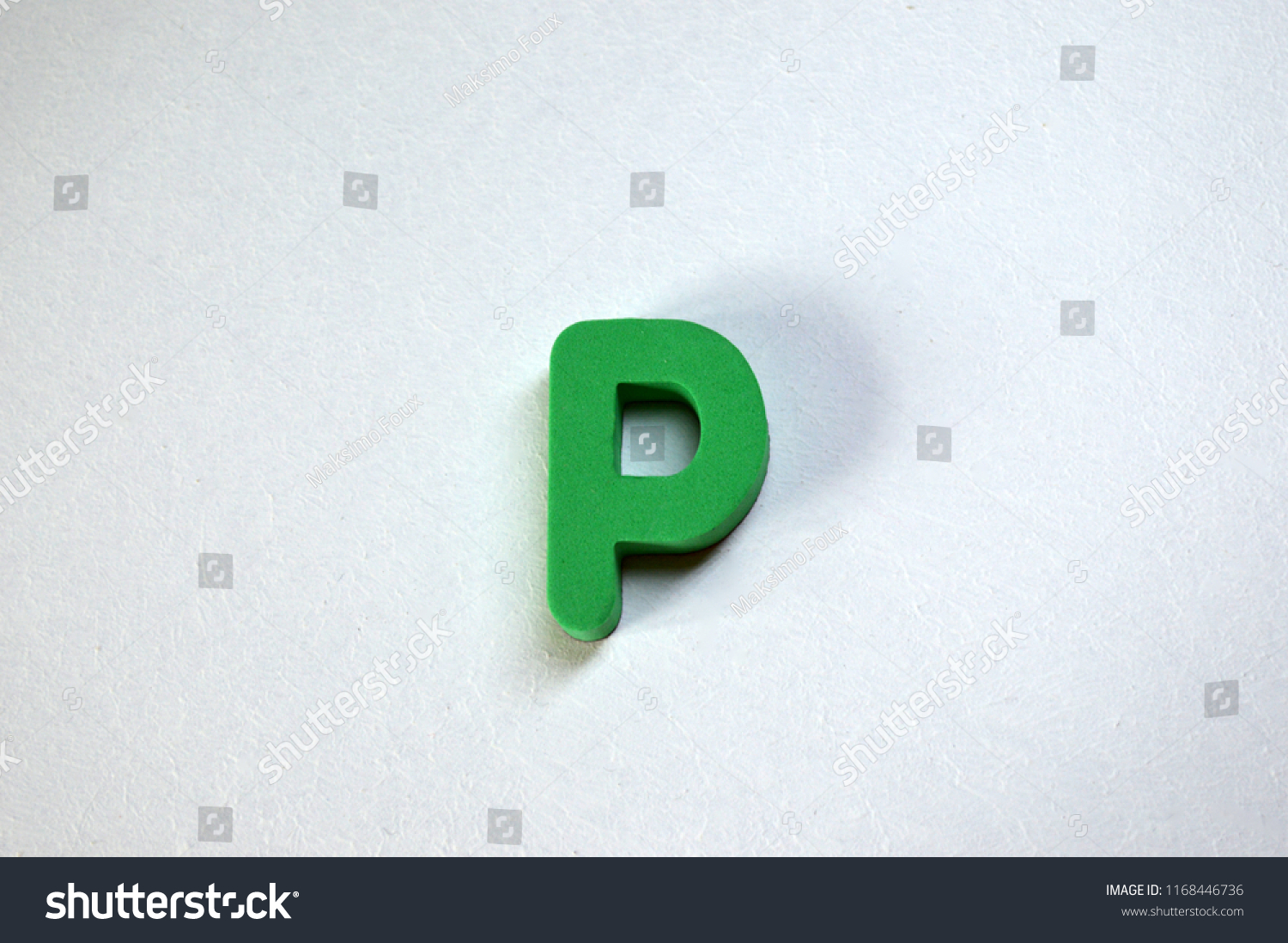 Alphabet Letter P On White Background Stock Photo 1168446736 | Shutterstock