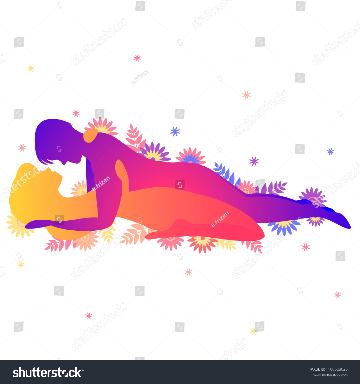 Kama Sutra Sexual Pose Seduction Man Stock Vector Royalty Free 1168628026 Shutterstock 3821