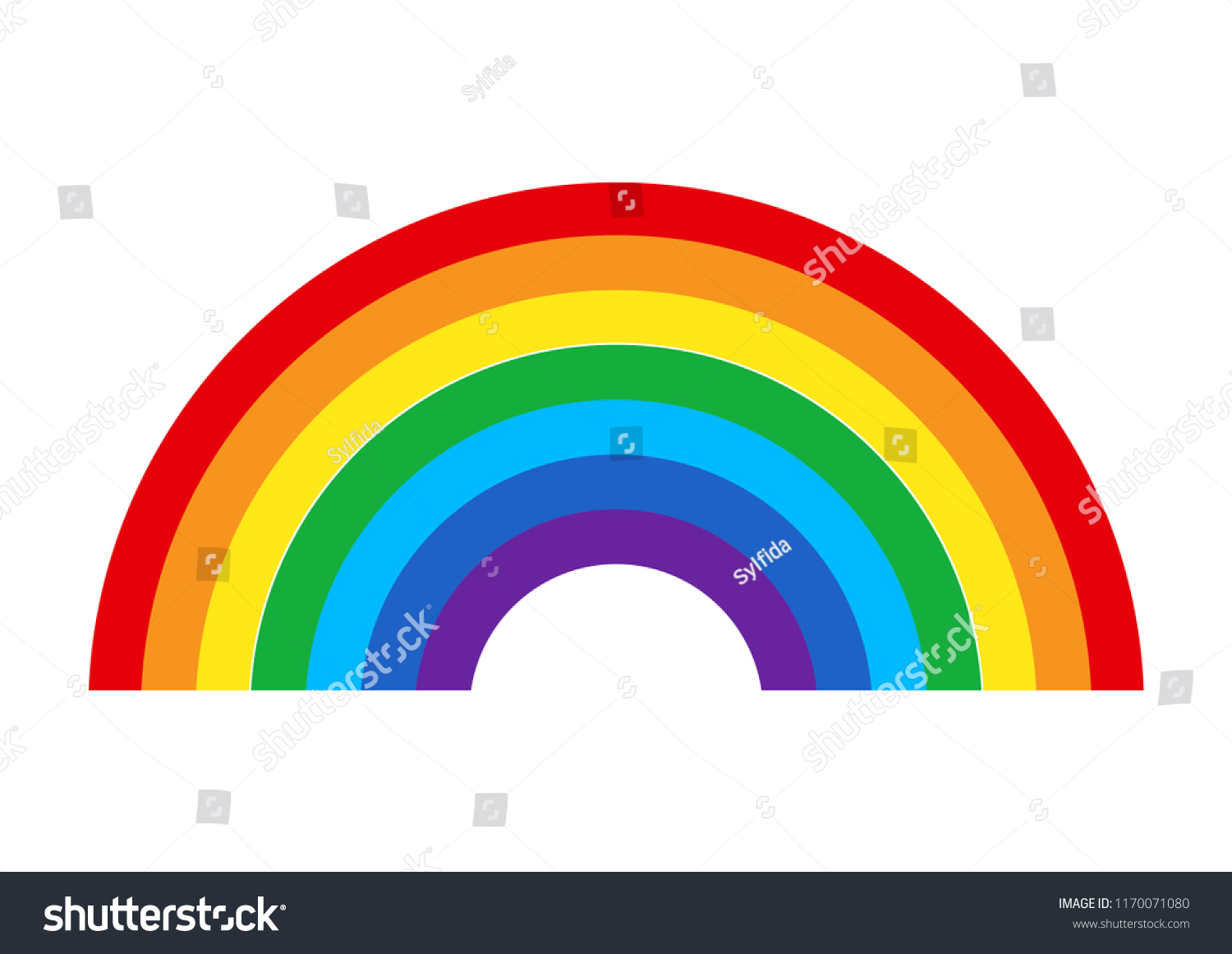 Rainbow Background Vector Illustration Stock Vector (Royalty Free ...