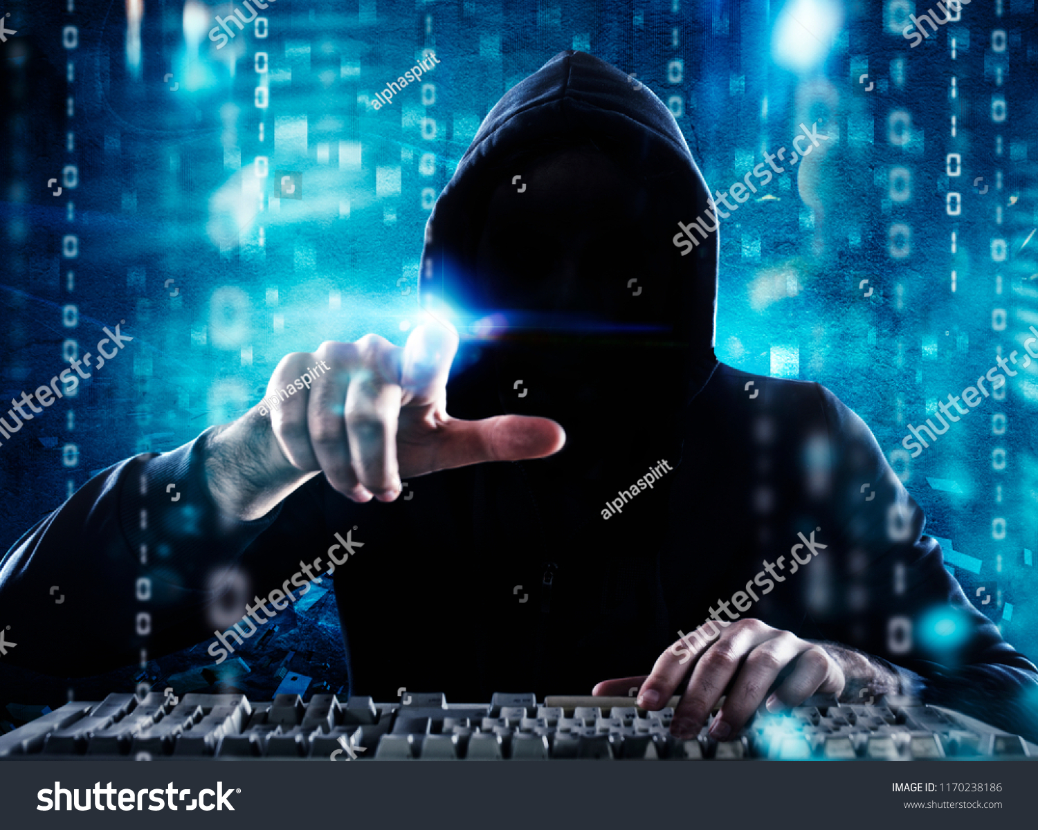 Hacker Reading Personal Information Concept Privacy Stock Photo ...