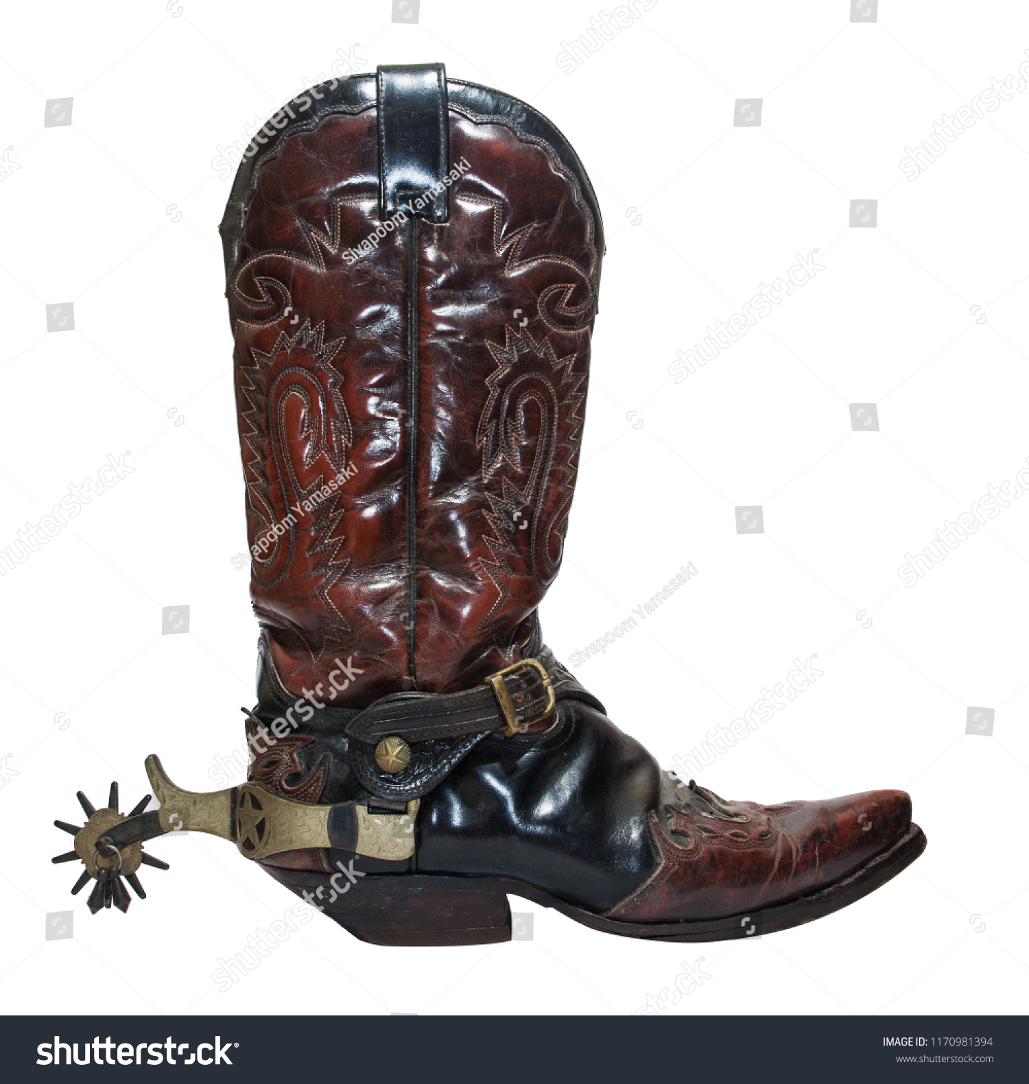 cowboy boots with spikes