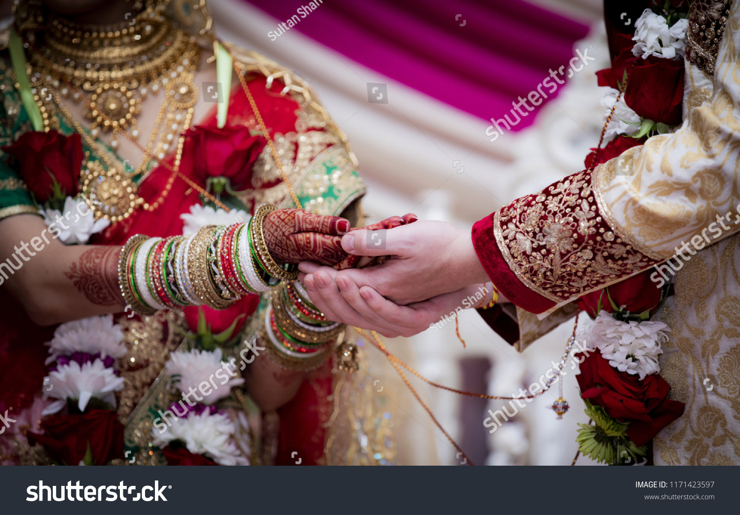 Indian Pakistani Wedding Bride Groom Stock Photo 1171423597 | Shutterstock