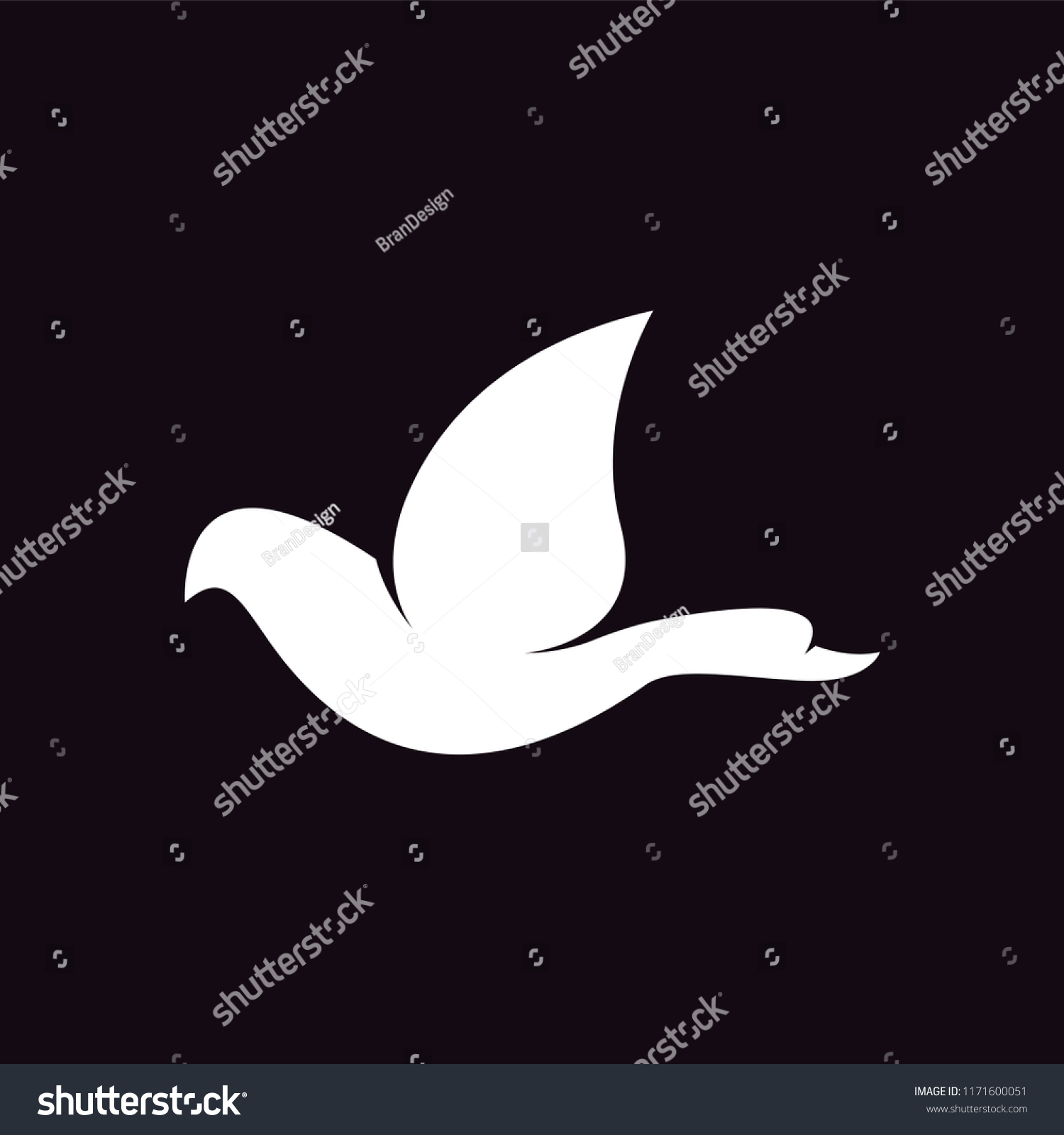 Bird Duck Fly Logo Vector Stock Stock Vector (Royalty Free) 1171600051 ...