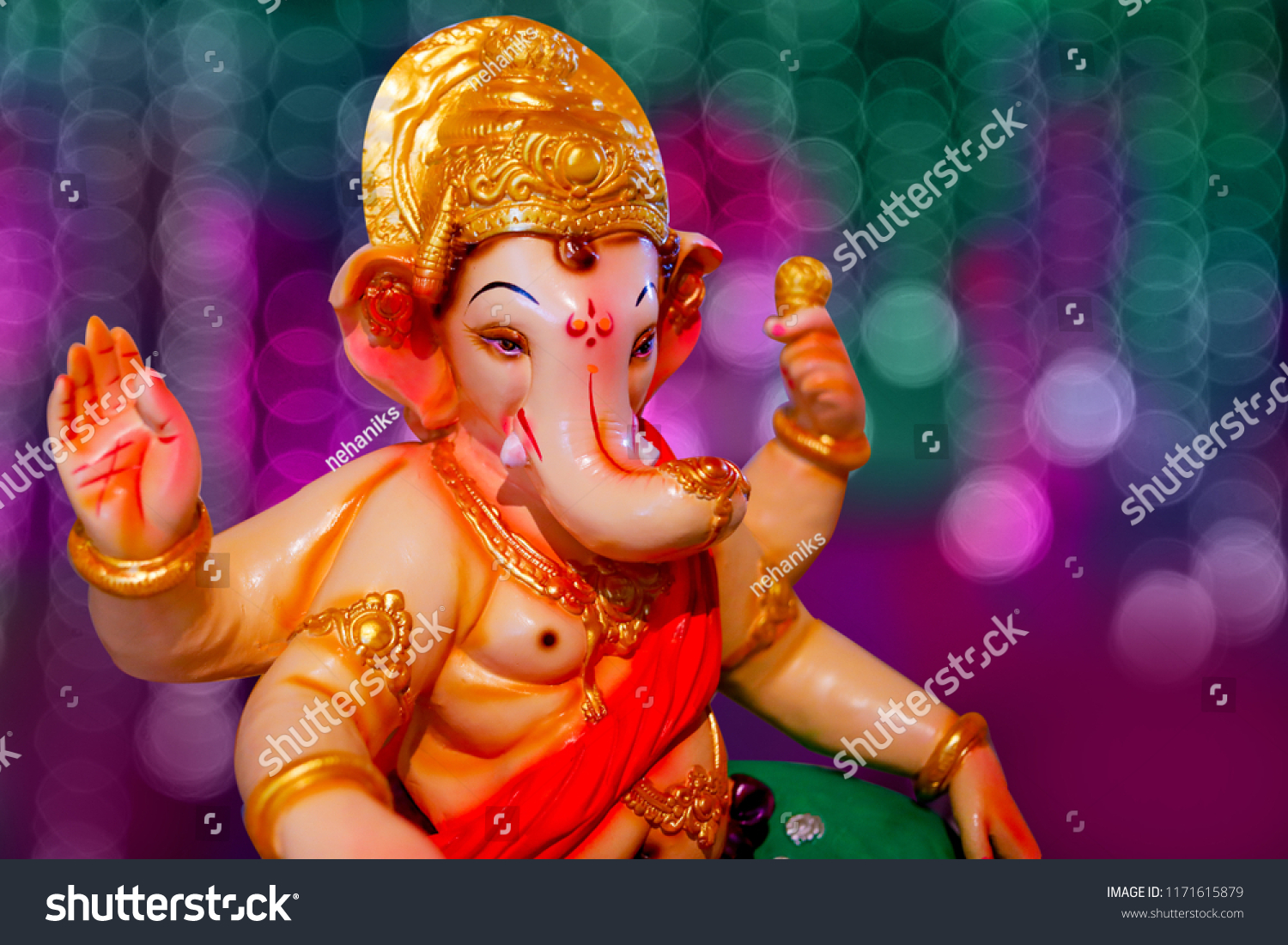 Lord Ganesha Ganesh Festival Stock Photo 1171615879 | Shutterstock