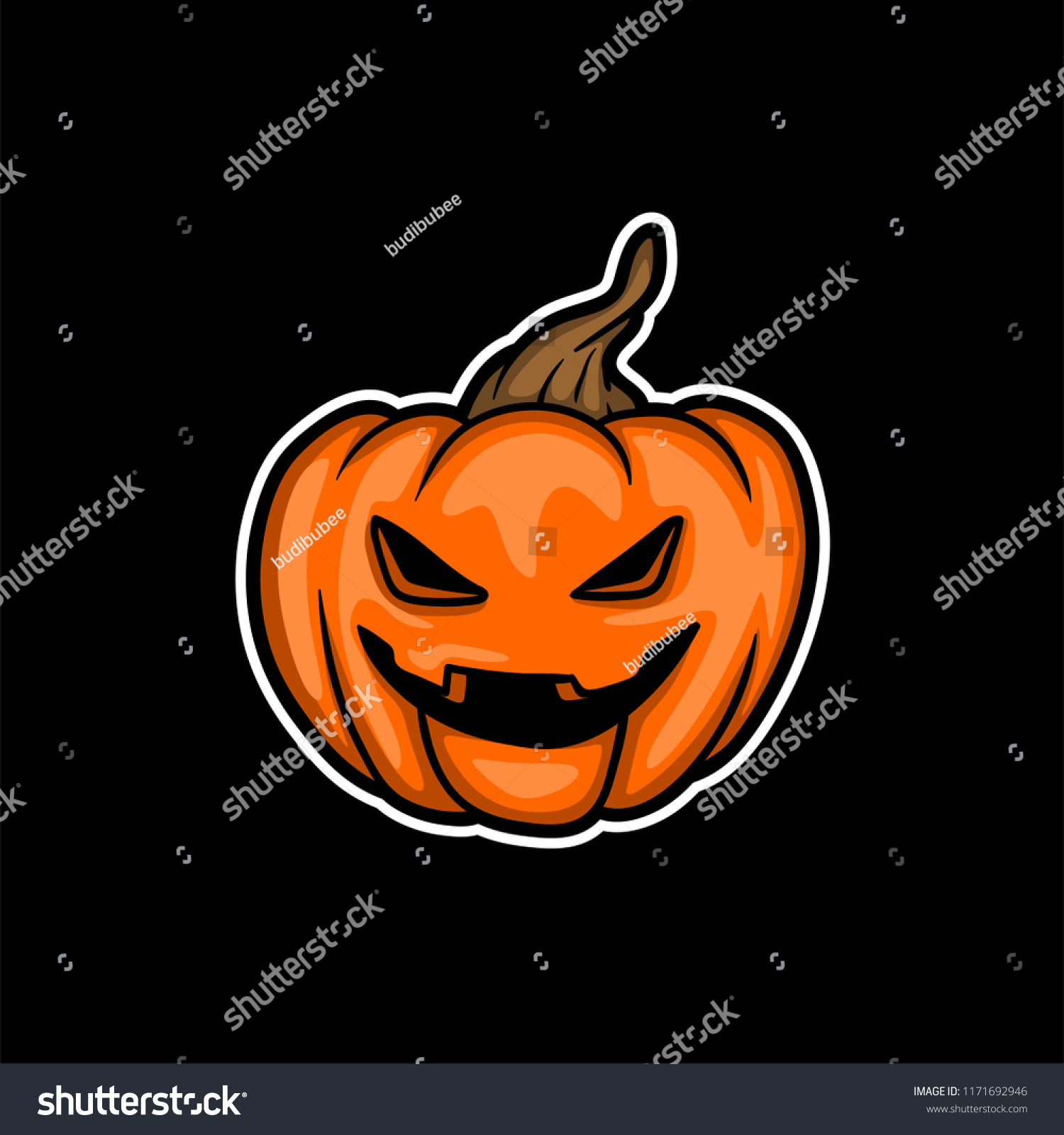 Jack Olantern Illustration Stock Vector Royalty Free 1171692946 Shutterstock