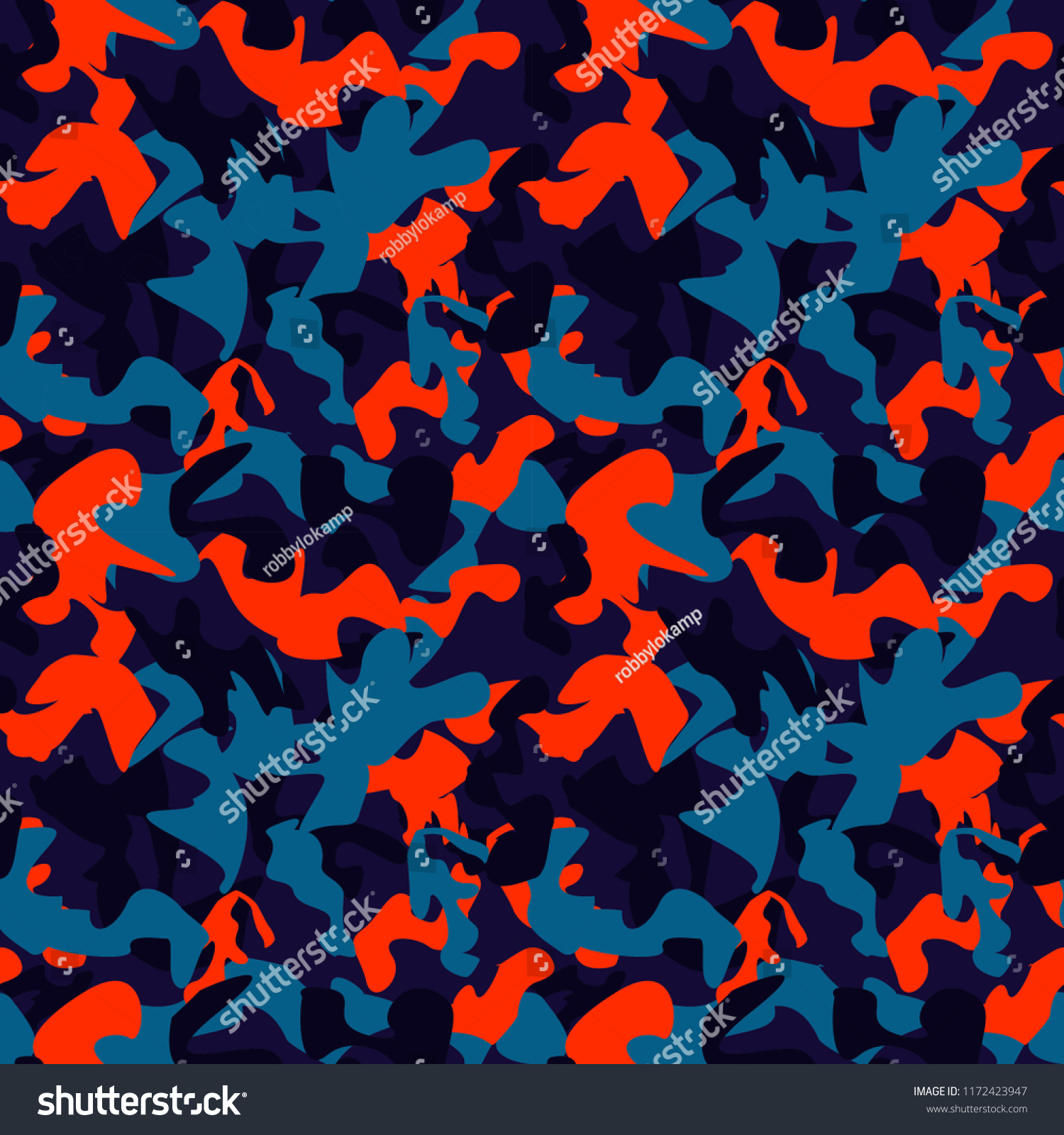 Camouflage Sport Pattern Background Seamless Vector Stock Vector ...