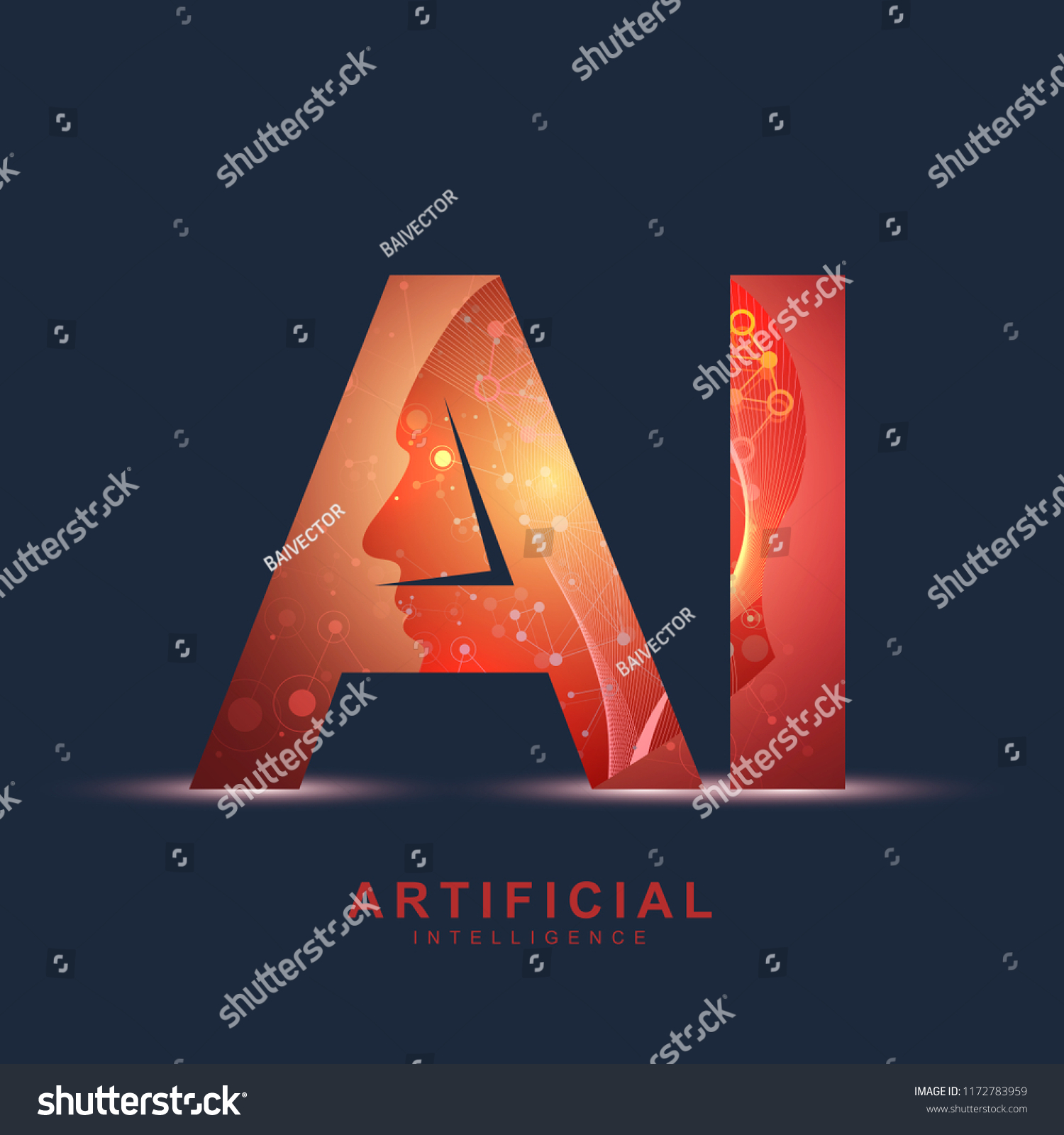 Artificial Intelligence Logo Artificial Intelligence Machine Stock ...