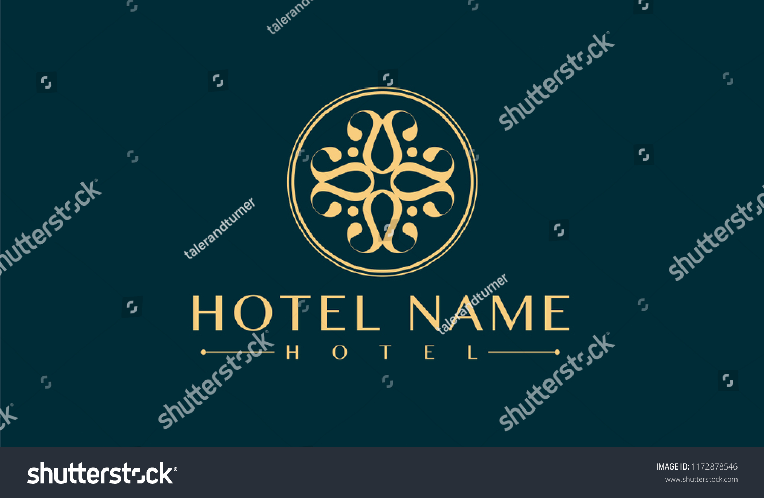 Luxury Hotel Logo Stock Vector (Royalty Free) 1172878546 | Shutterstock