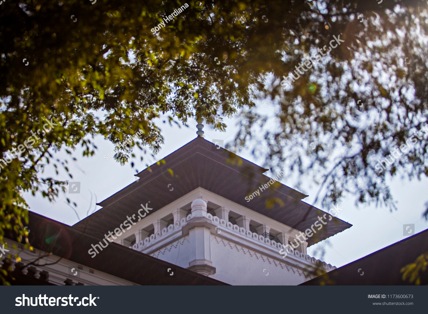 Gedung Sate Famous Landmark Bandung City Stock Photo 1173600673 ...