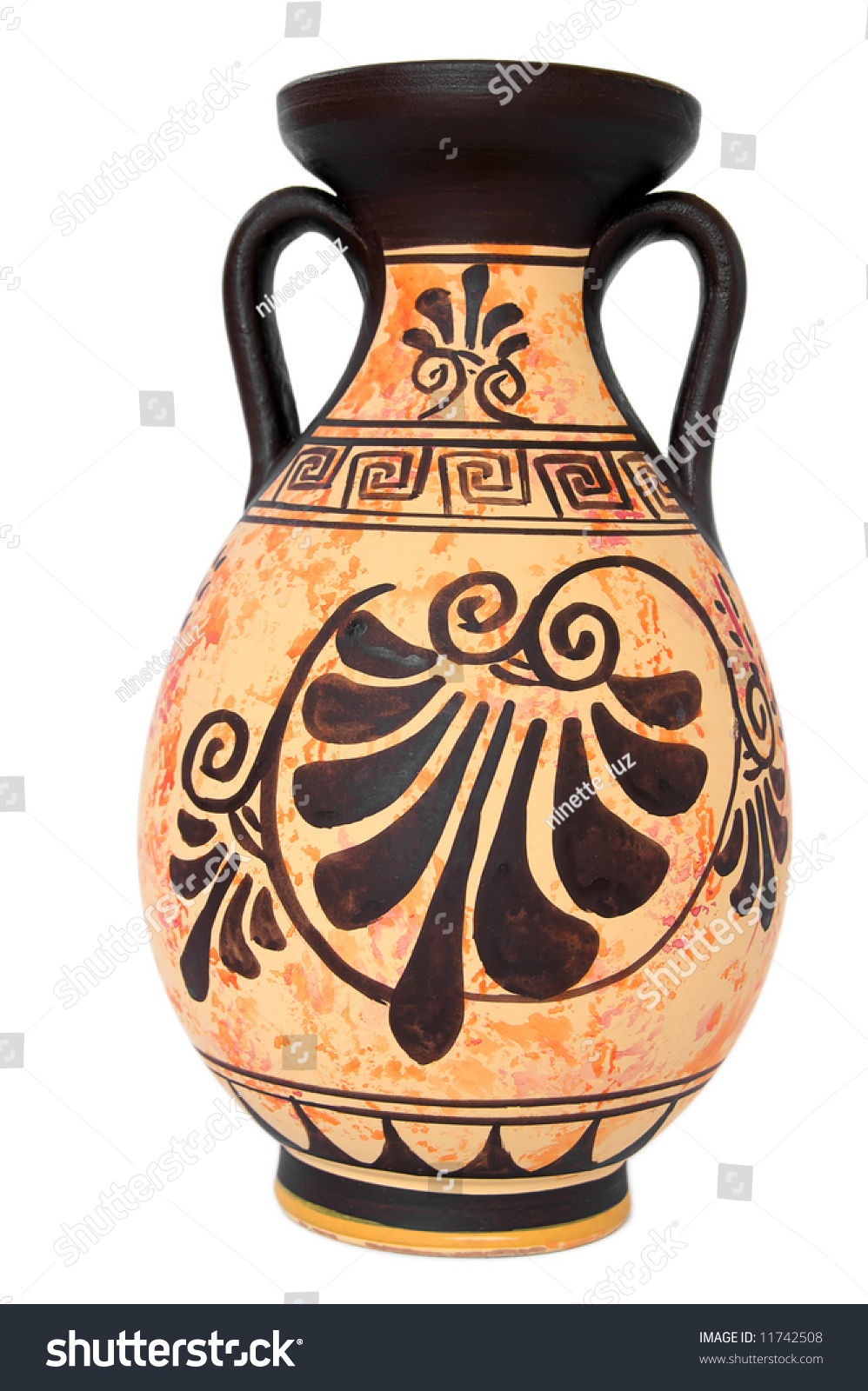 Греческая ваза с орнаментом