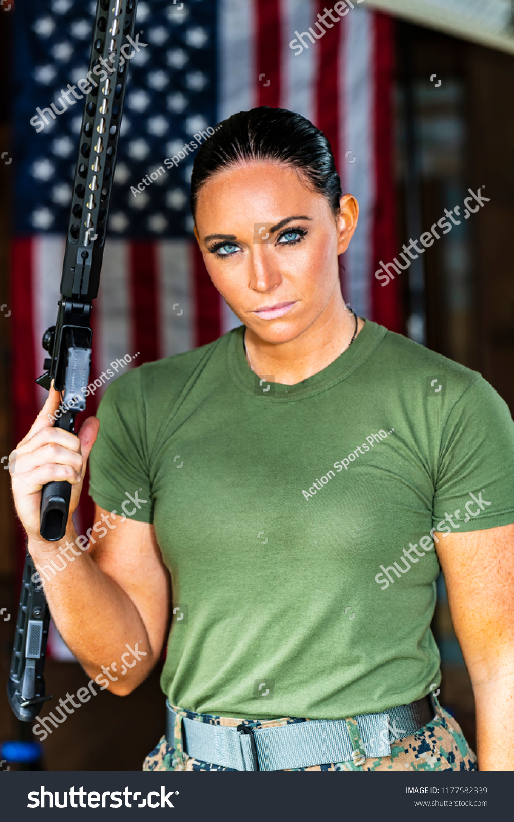 female military muscle