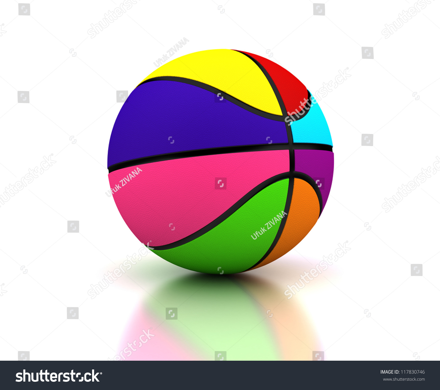 Basketball Ball LGBT Gay Pride Rainbow Flag LGBTQ Gifts Men Canotta 