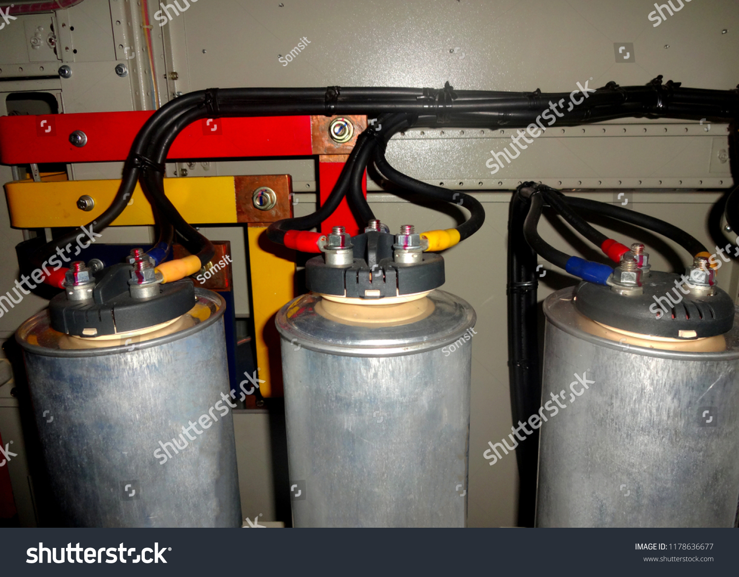 Electrical Low Voltage Capacitor Bank Preventive Stock Photo 1178636677 ...